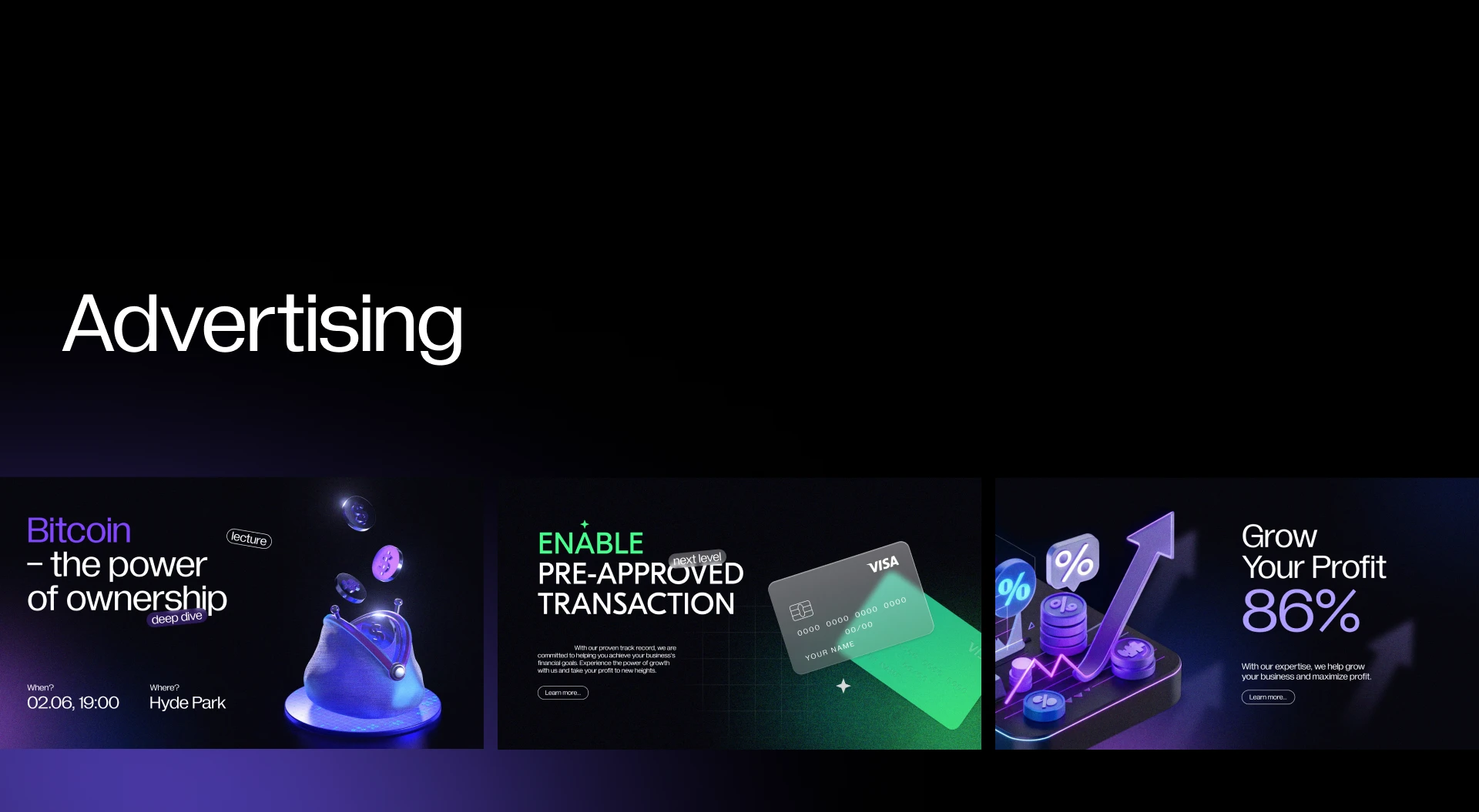 CRYPTO Conf Design — Изображение №12 — Интерфейсы, Брендинг на Dprofile