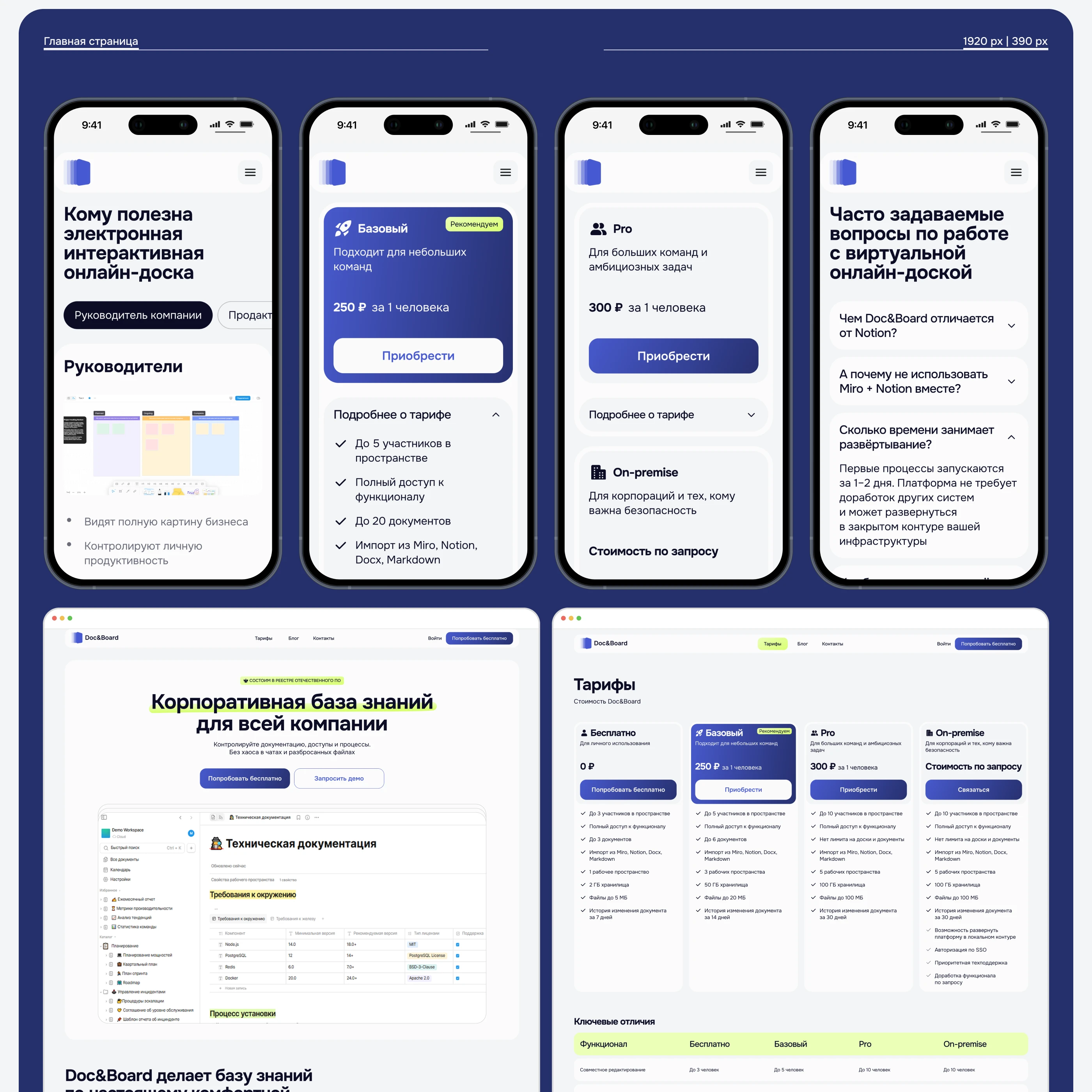 SaaS project Doc&Board | Redesign | UX/UI & 3D — Изображение №10 — Интерфейсы, Иллюстрация на Dprofile