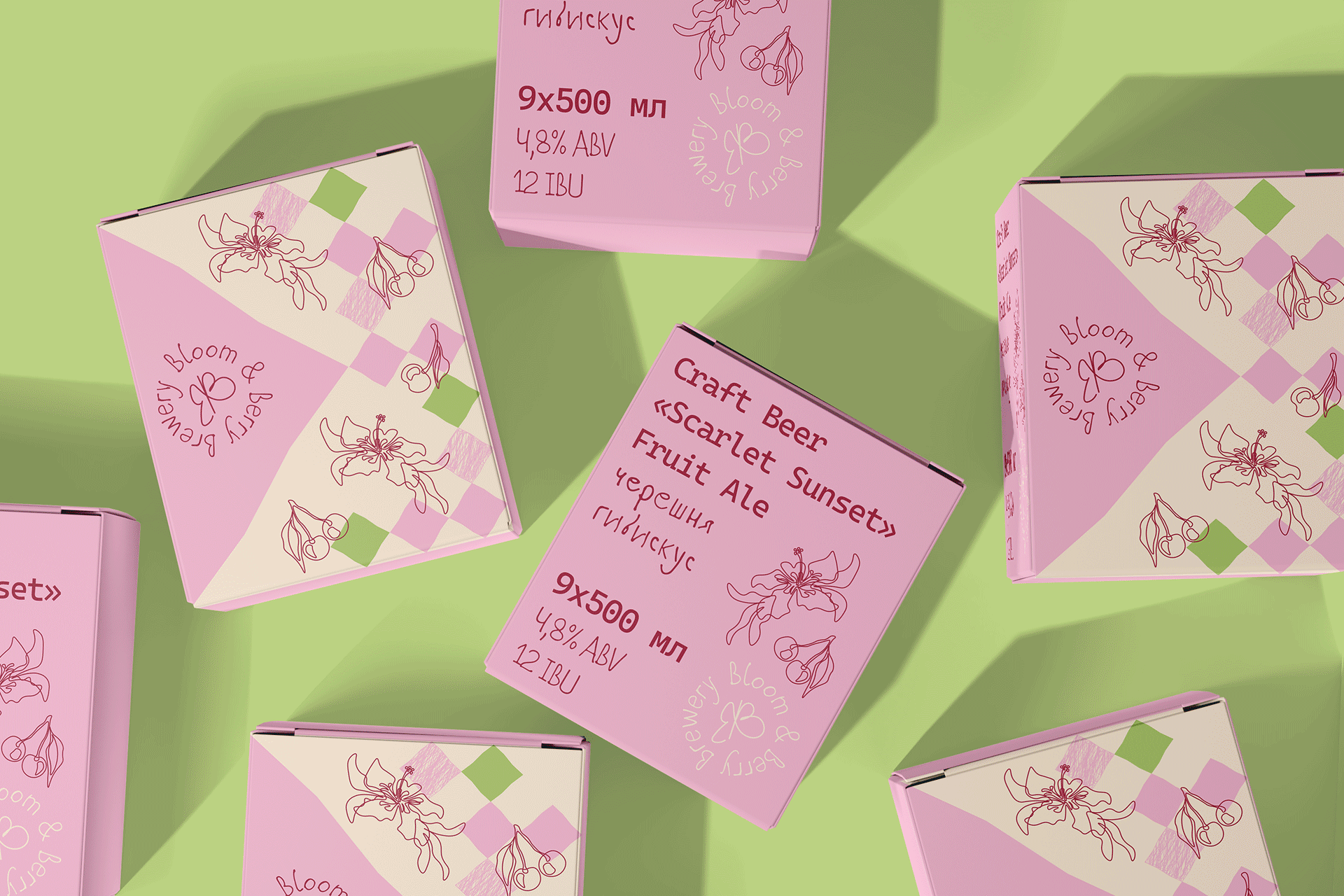 Брендинг крафтовой пивоварни «Bloom&Berry Brewery» — Изображение №15 — Брендинг на Dprofile