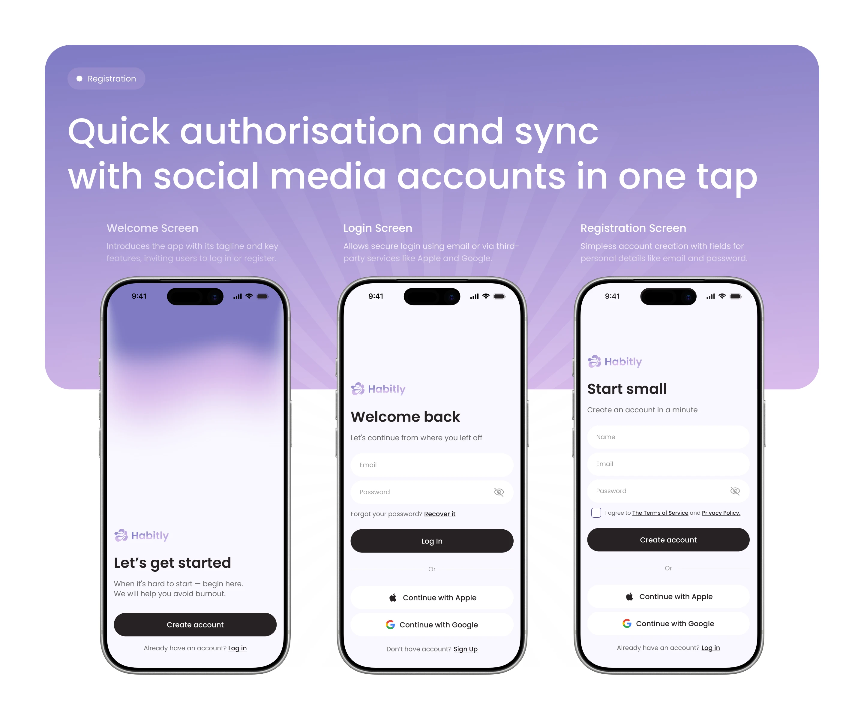 Habitly Habitly — Habit & Task Tracker Mobile App — Изображение №6 — Интерфейсы, Брендинг на Dprofile