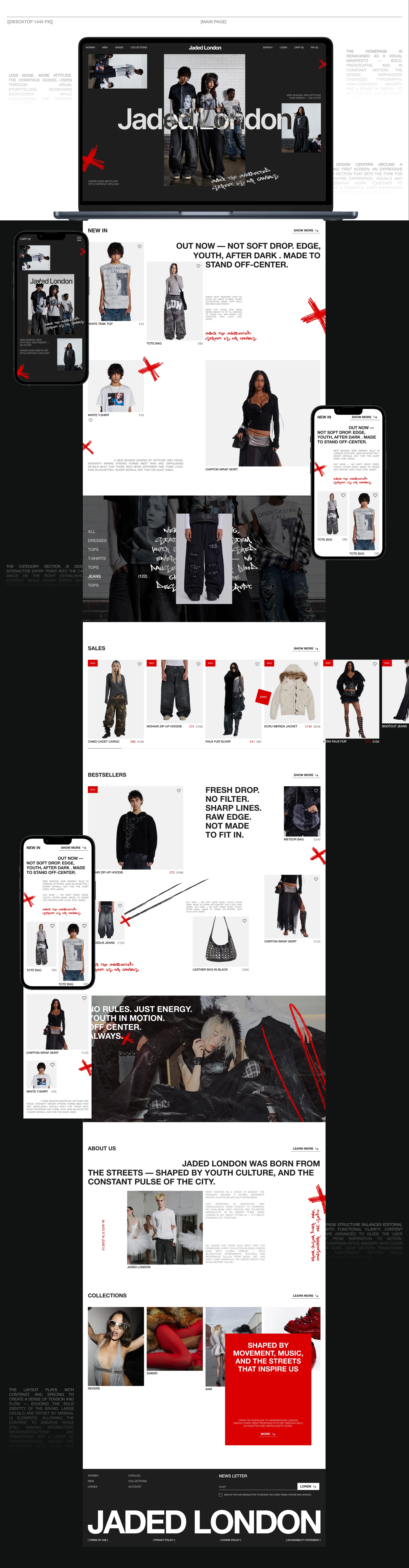 Jaded London | Интернет-магазин — Изображение №5 — Интерфейсы, Брендинг на Dprofile