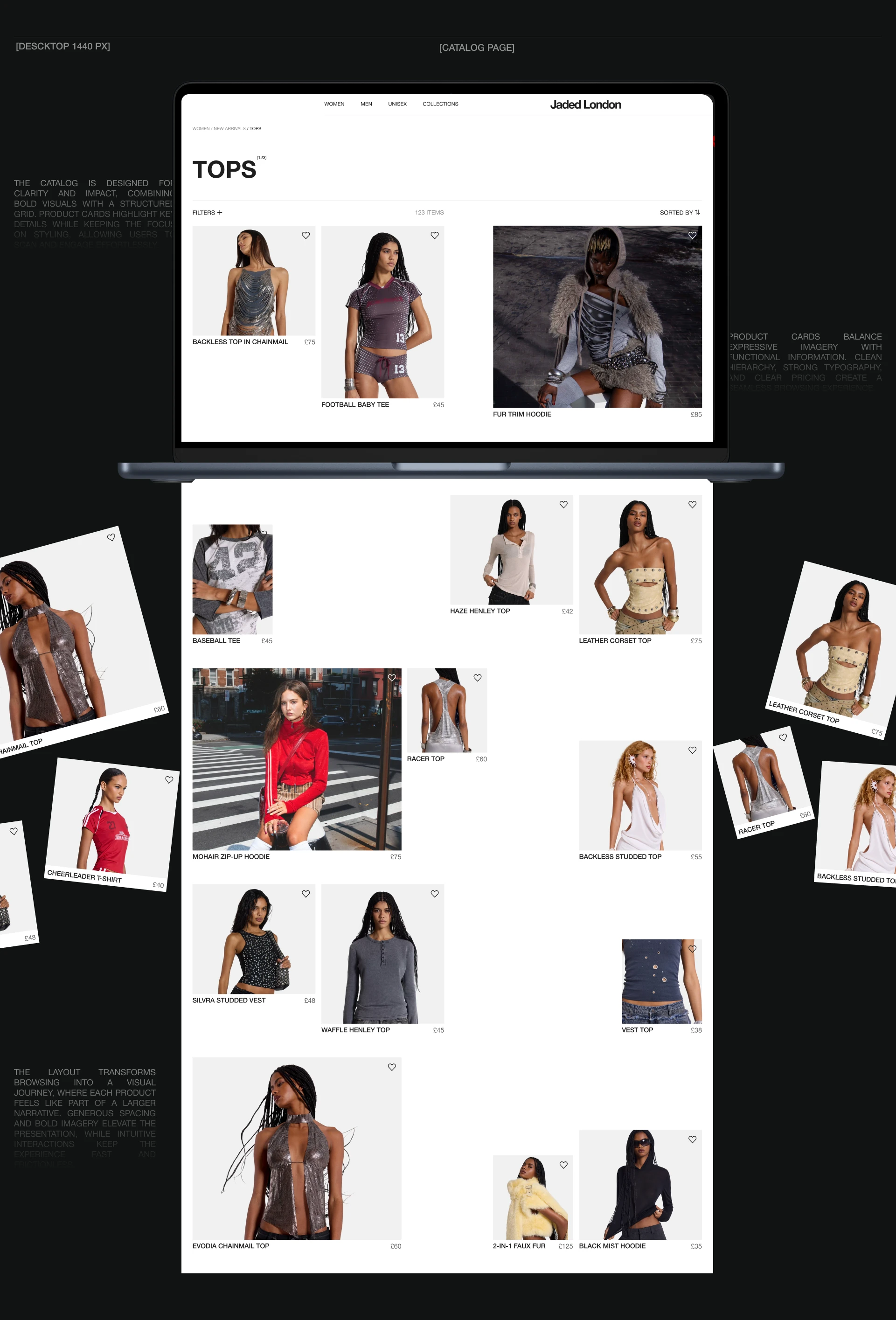 Jaded London | Интернет-магазин — Изображение №9 — Интерфейсы, Брендинг на Dprofile
