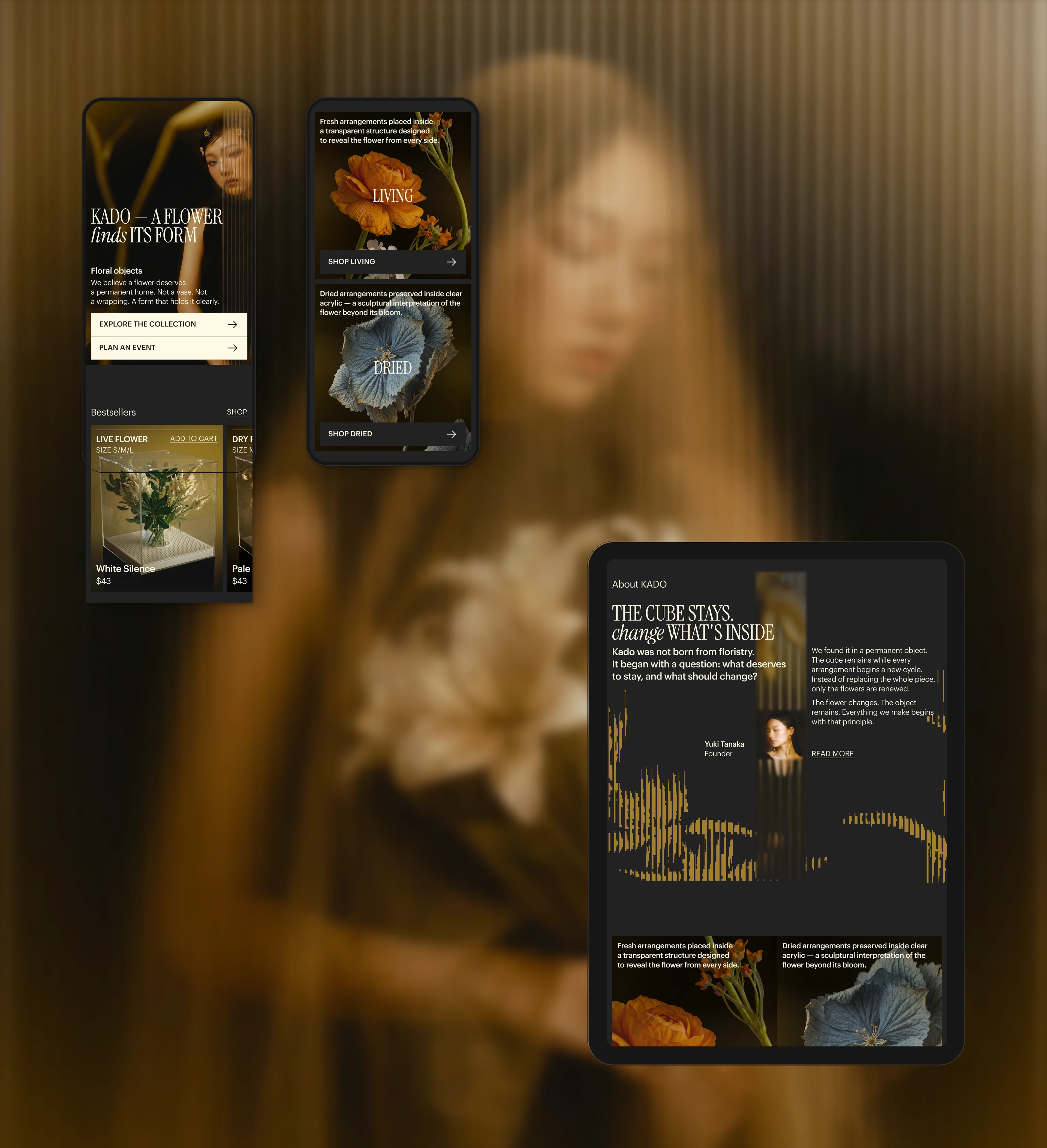 KADO — Floral Store | Web Design — Изображение №7 — Интерфейсы, Брендинг на Dprofile
