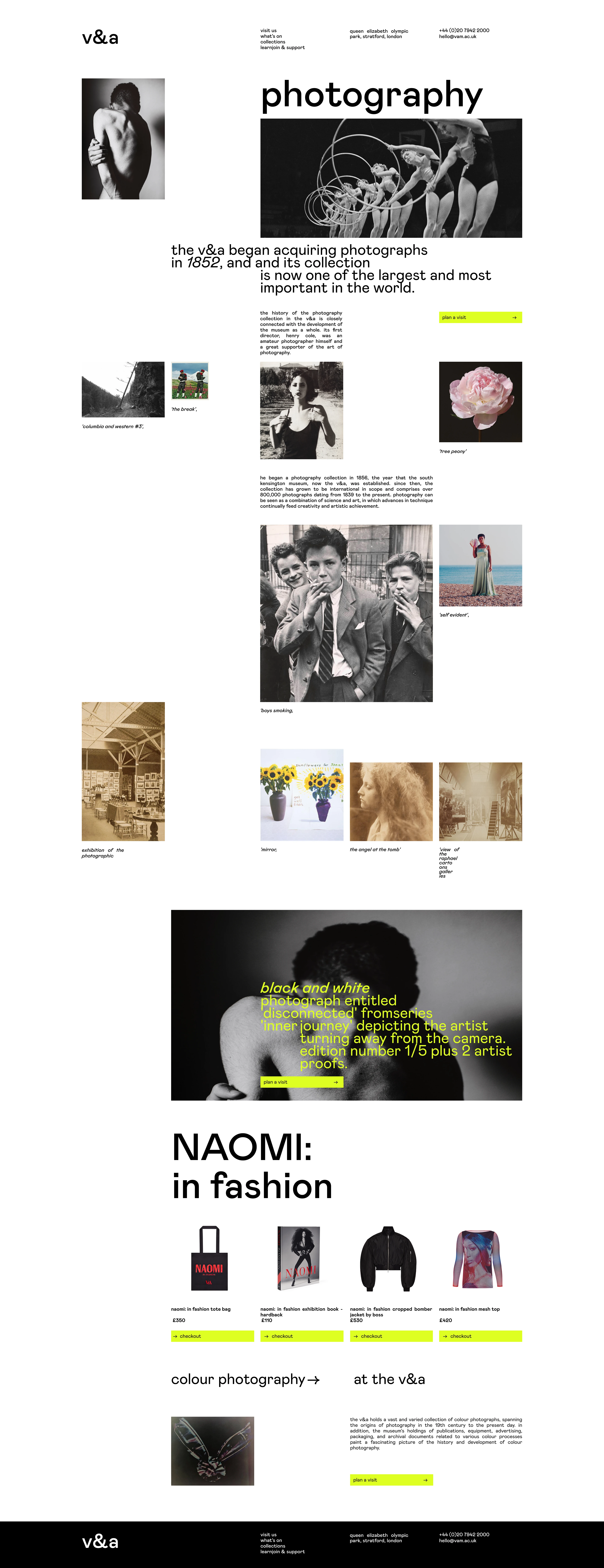 Редизайн V&A сайта — Изображение №1 — Интерфейсы на Dprofile