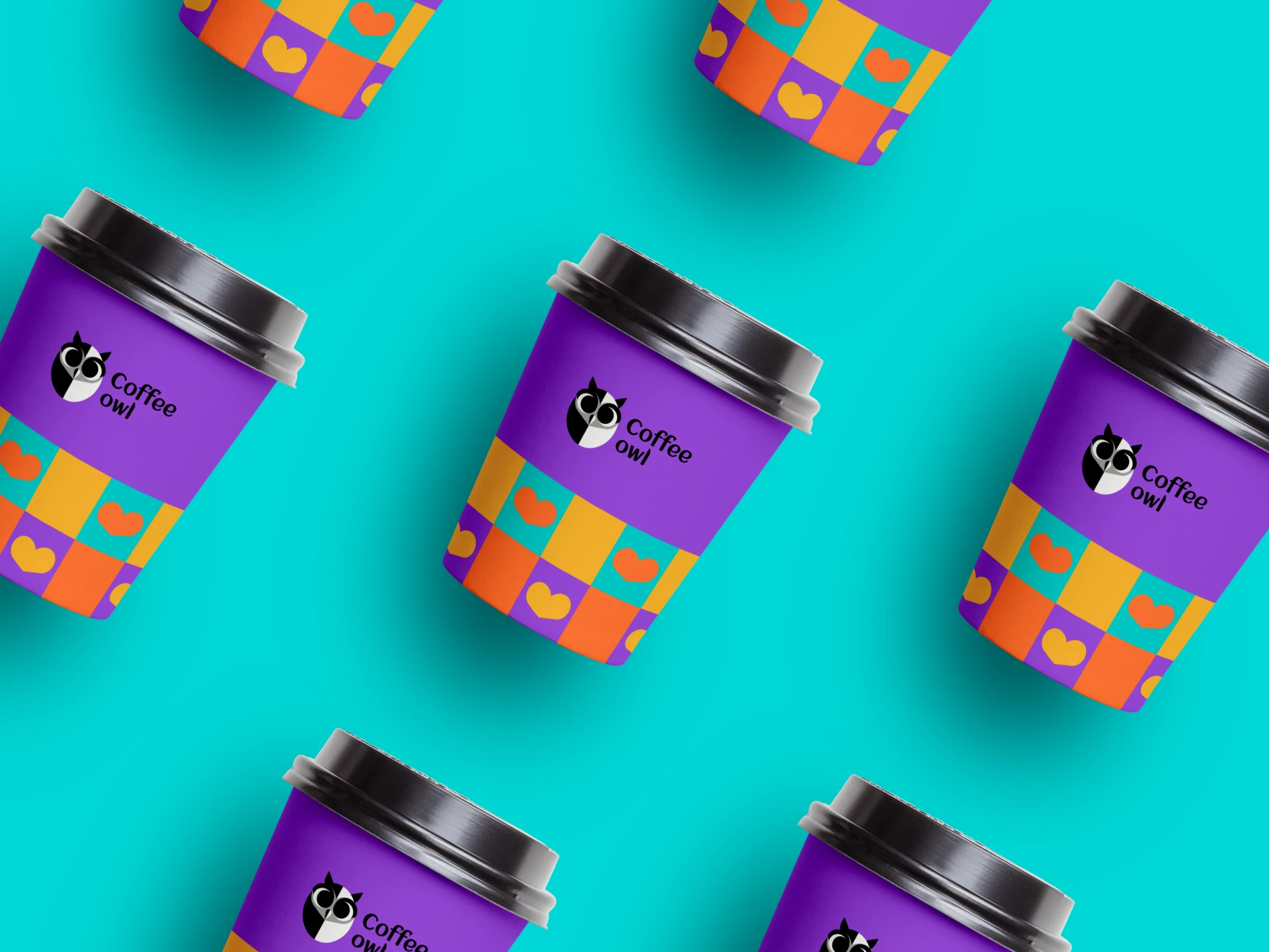 Coffee owl - бодрящий дизайн для кофейни — Изображение №10 — Брендинг на Dprofile