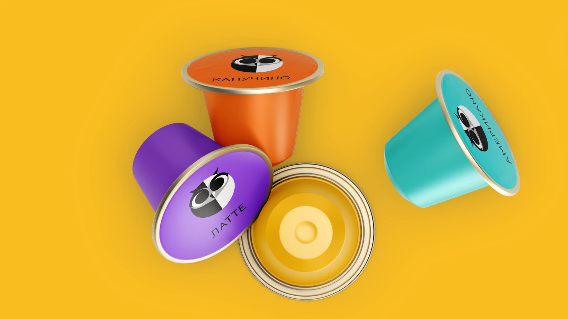 Coffee owl - бодрящий дизайн для кофейни — Изображение №9 — Брендинг на Dprofile