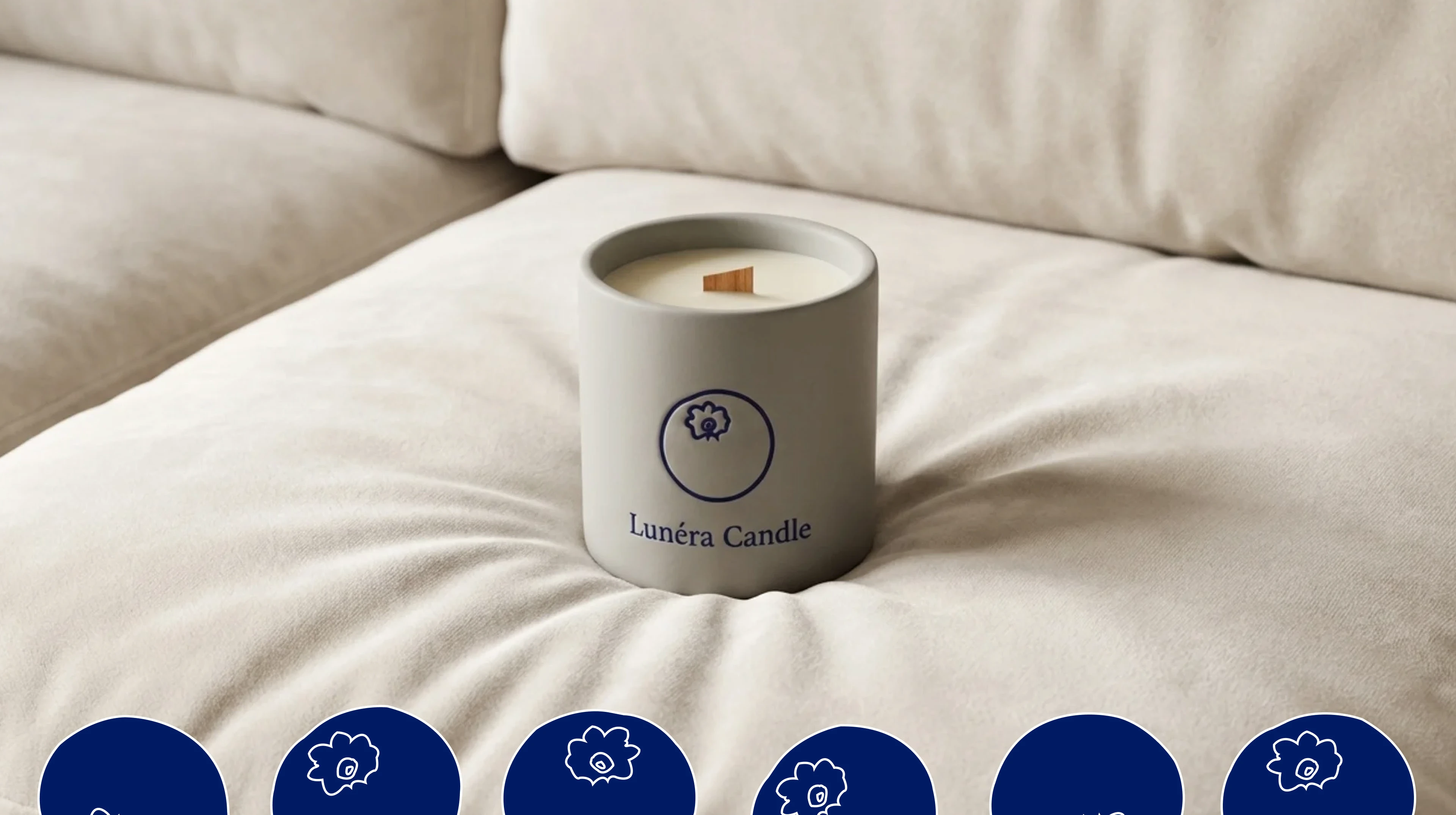 Lunéra Candle - packaging for candle brand — Изображение №5 — Брендинг на Dprofile