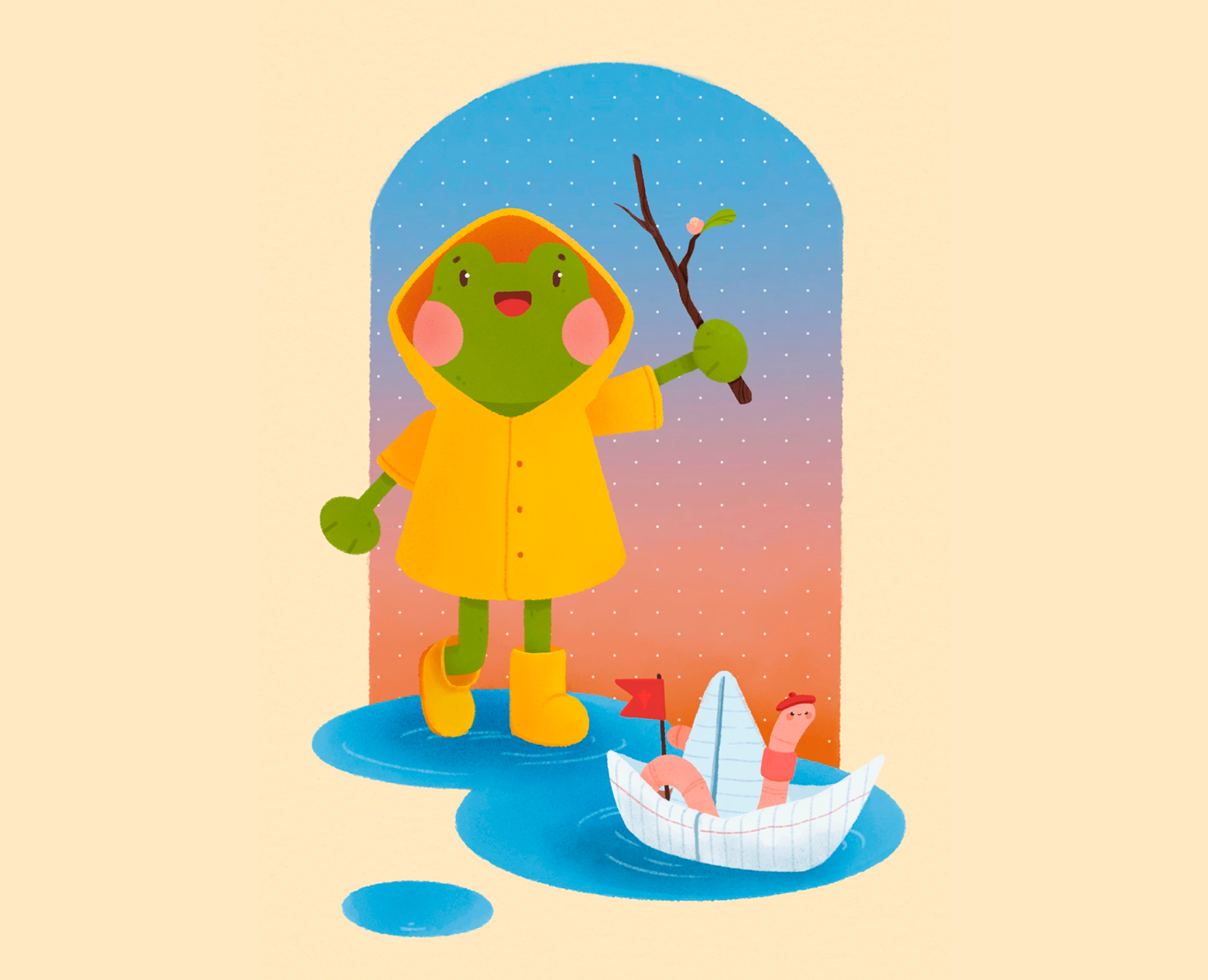 «Прыг-скок по лужам: путешествие с друзьями» на Dprofile