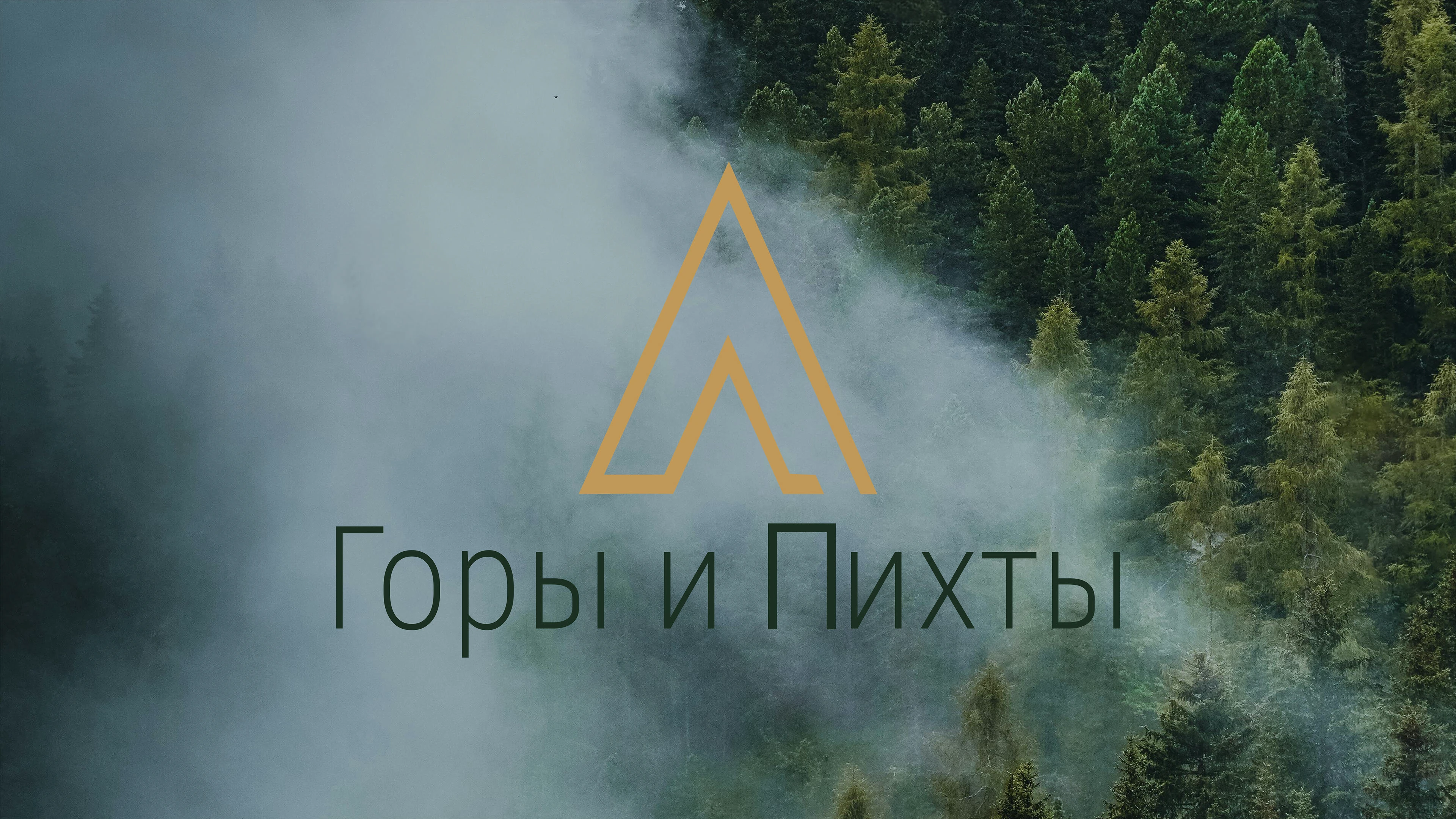 Горы и Пихты | Имидж-пакет для базы отдыха — Изображение №1 — Графика на Dprofile