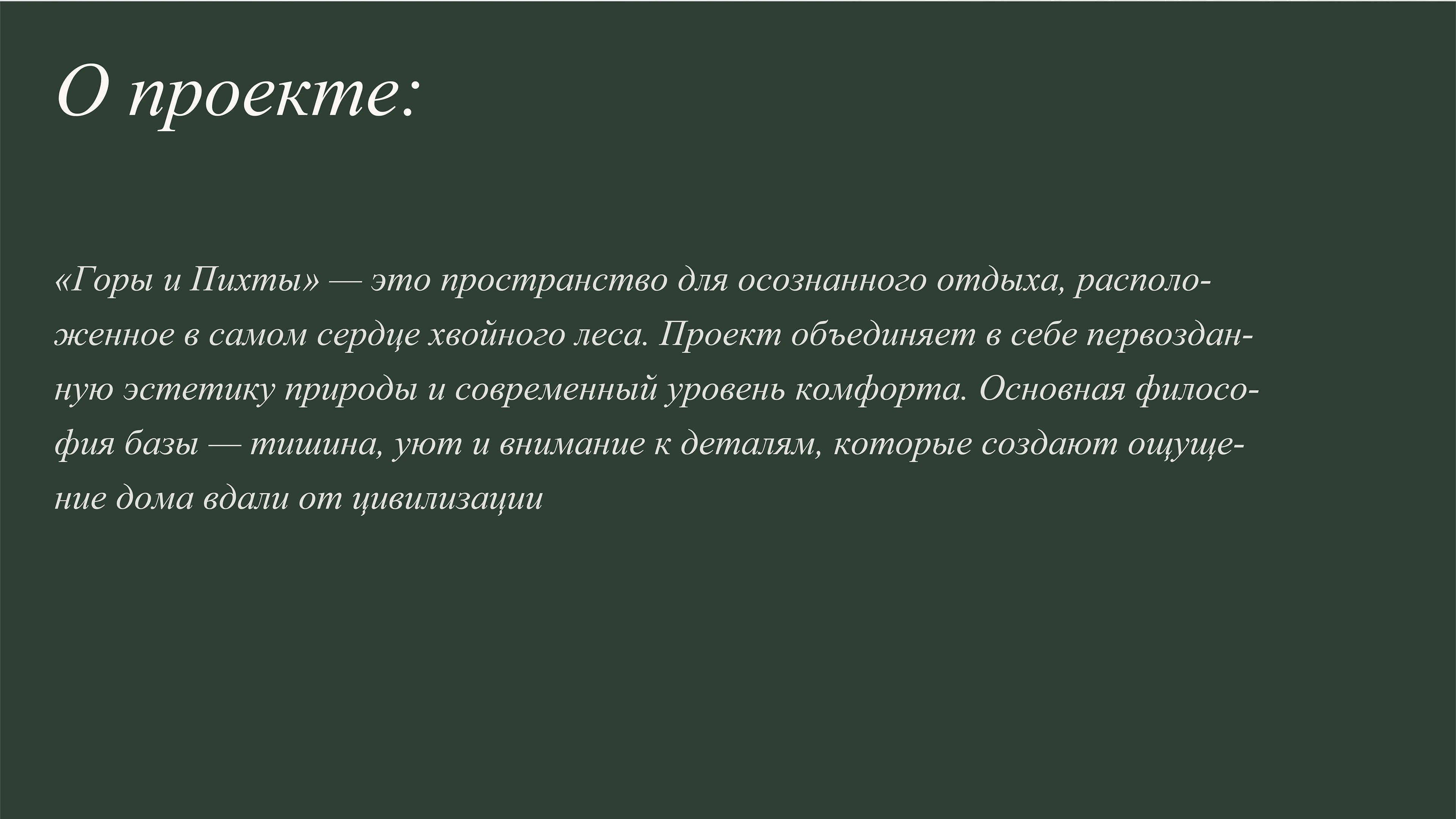 Горы и Пихты | Имидж-пакет для базы отдыха — Изображение №2 — Графика на Dprofile