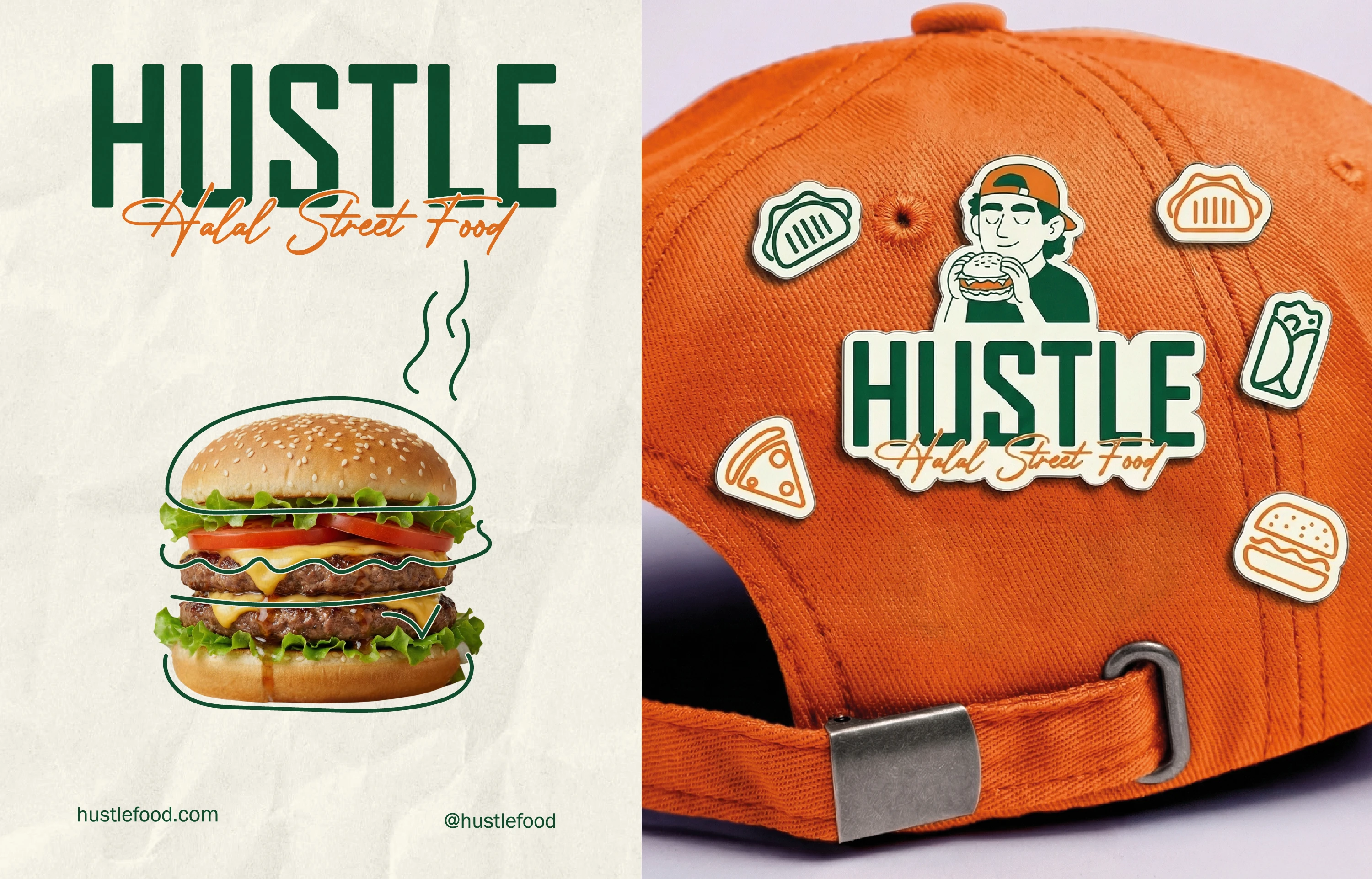 Halal Street Food I Brend Identity I Фирменный стиль — Изображение №13 — Брендинг на Dprofile