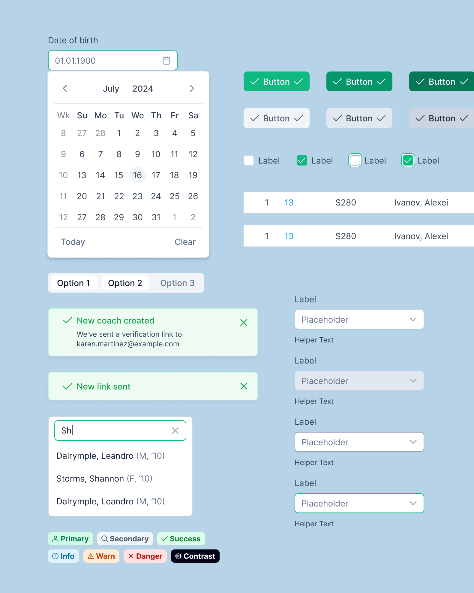 UX/UI сервиса управления соревнованиями — Изображение №6 — Интерфейсы на Dprofile