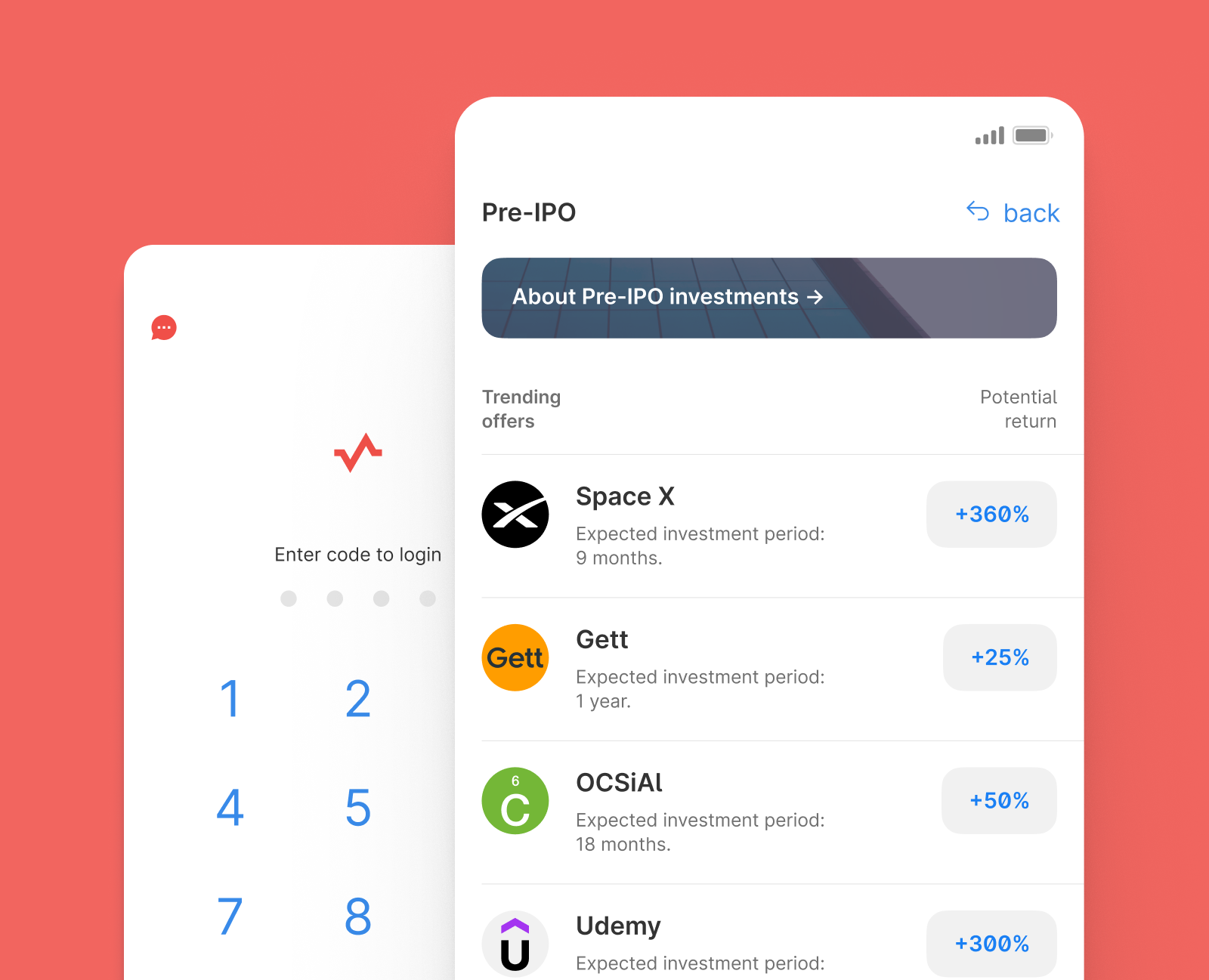 Интерфейс для инвестиционного приложения Finboard — Интерфейсы на Dprofile