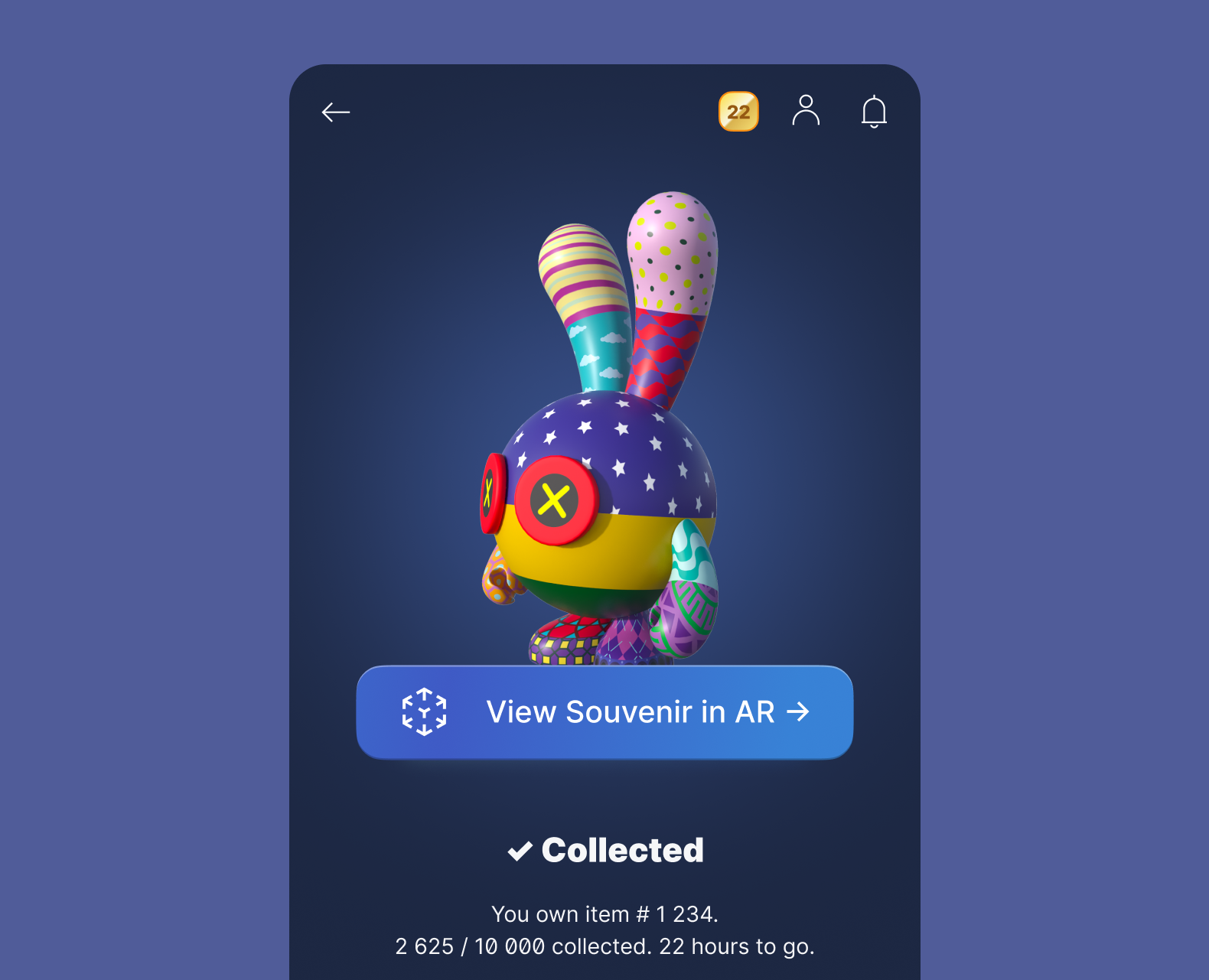 Онлайн-платформа для коллекционеров NFT-арт-игрушек. — Интерфейсы на Dprofile