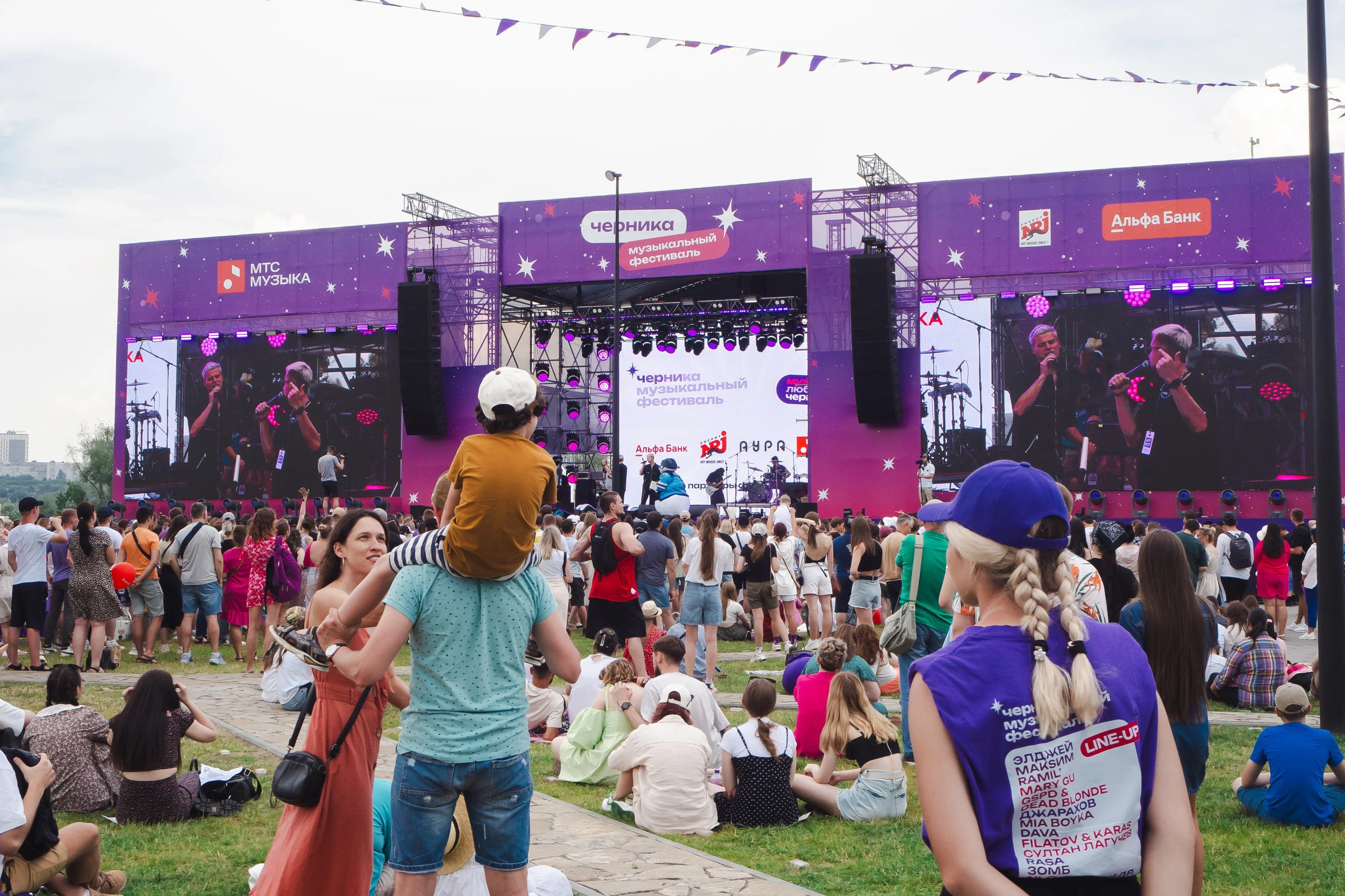 Черника - music fest — Изображение №6 — Брендинг на Dprofile