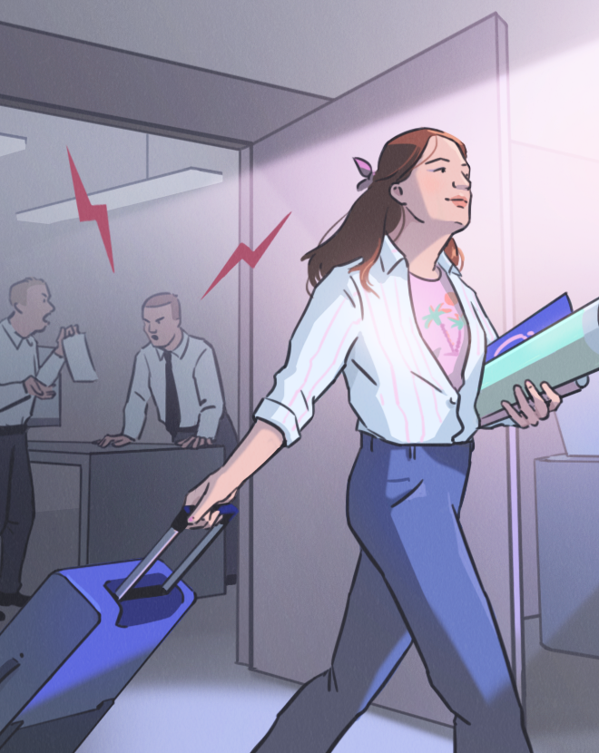 Иллюстрации к статьям: саморазвитие / Skillbox Media — Изображение №9 — Иллюстрация, Графика на Dprofile