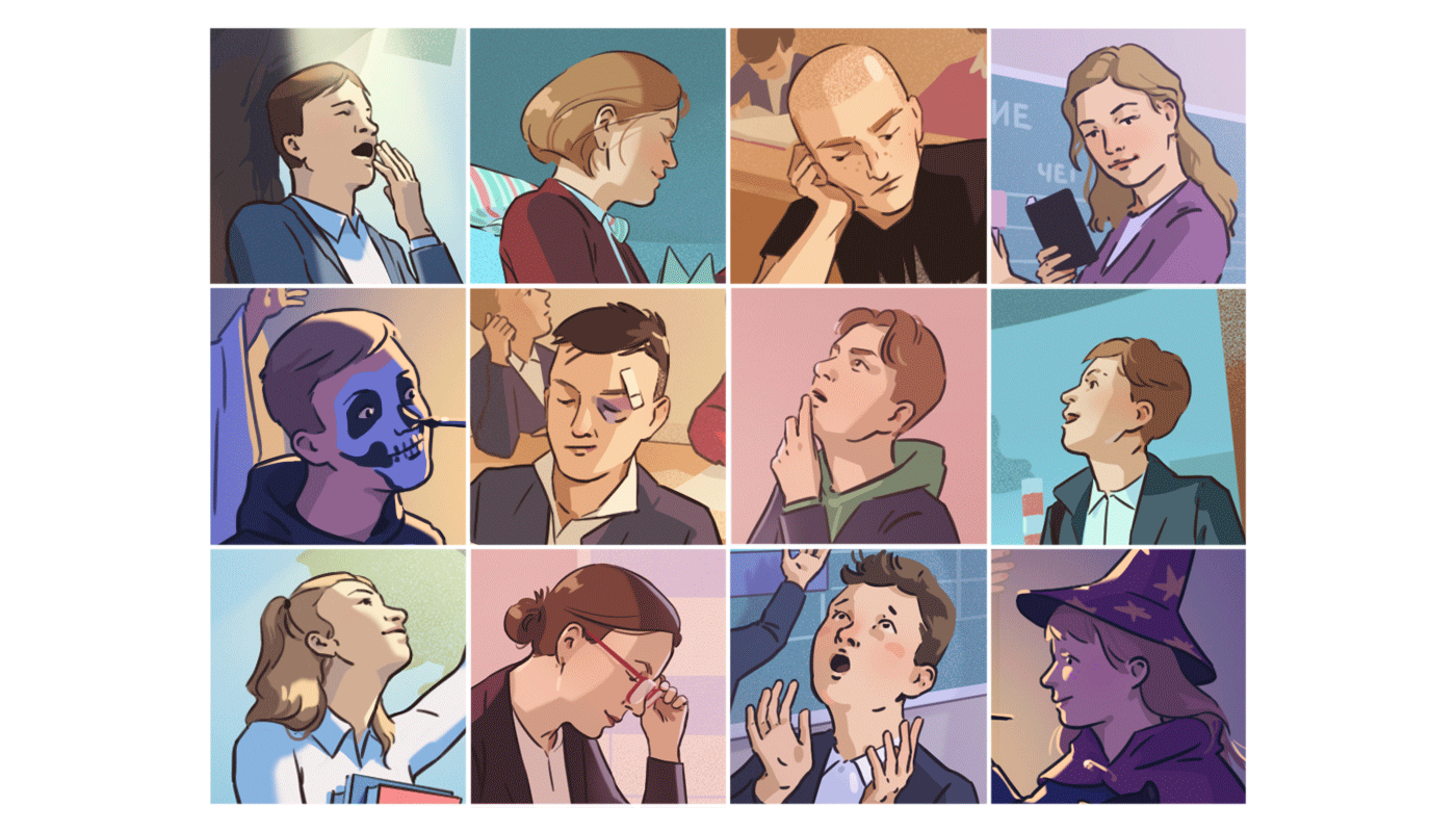 Иллюстрации к статьям: образование / Skillbox Media — Изображение №1 — Иллюстрация, Графика на Dprofile