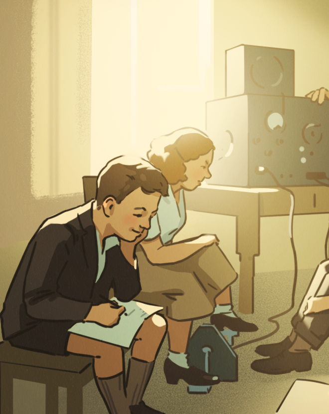 Иллюстрации к статьям: история образования / Skillbox Media — Изображение №17 — Иллюстрация, Графика на Dprofile