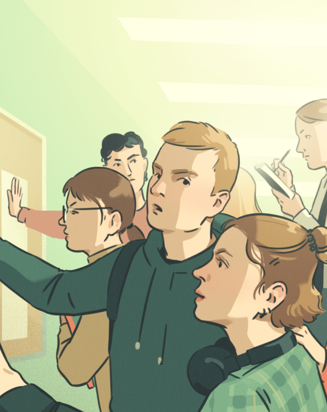 Иллюстрации к статьям: образование / Skillbox Media — Изображение №25 — Иллюстрация, Графика на Dprofile