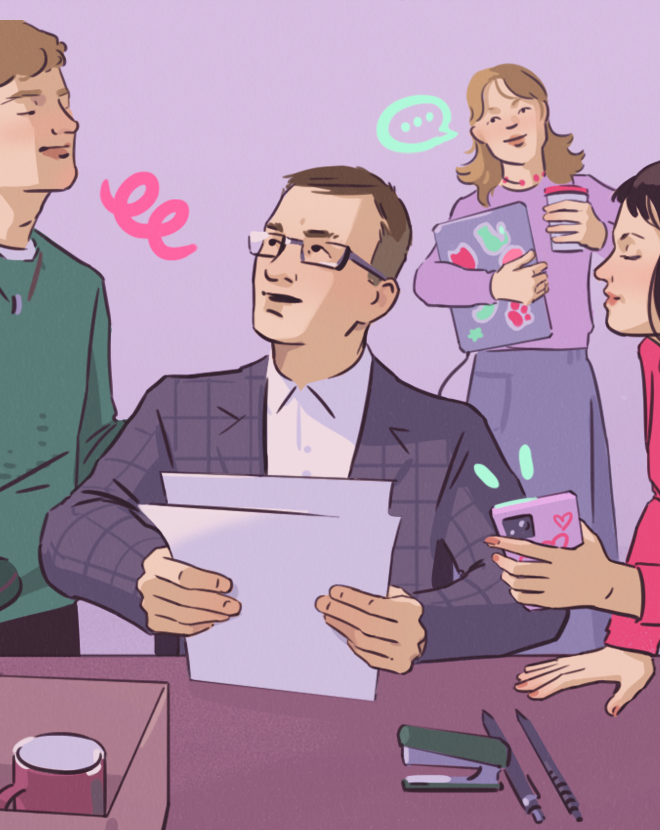 Иллюстрации к статьям: образование / Skillbox Media — Изображение №26 — Иллюстрация, Графика на Dprofile