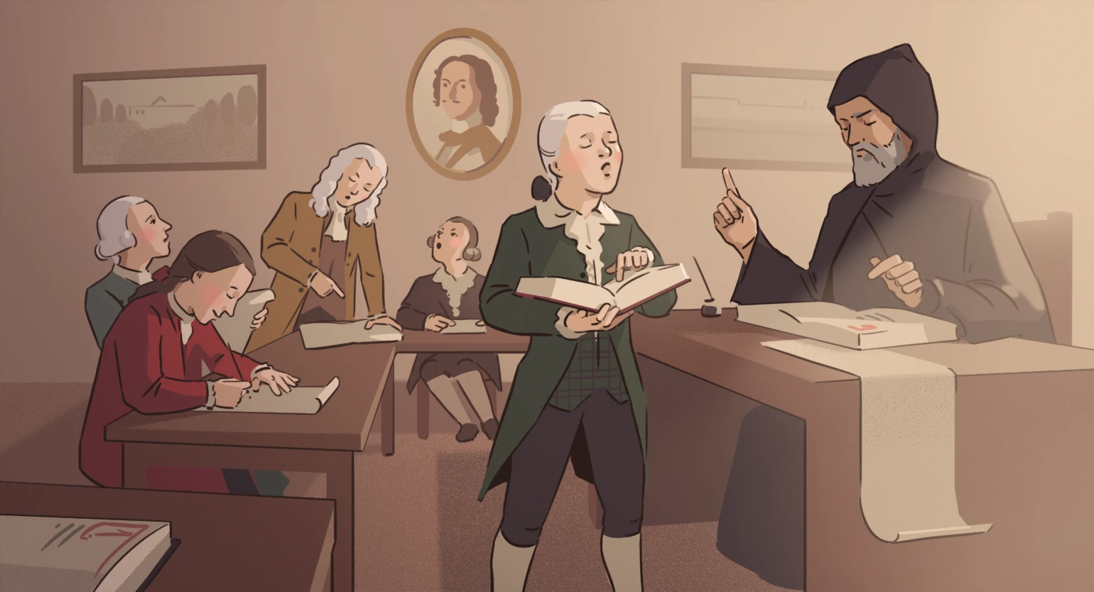 Иллюстрации к статьям: история образования / Skillbox Media — Изображение №10 — Иллюстрация, Графика на Dprofile