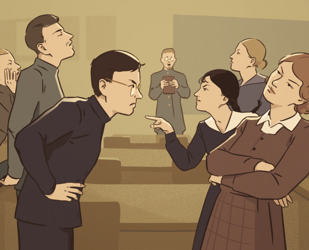 Иллюстрации к статьям: история образования / Skillbox Media на Dprofile