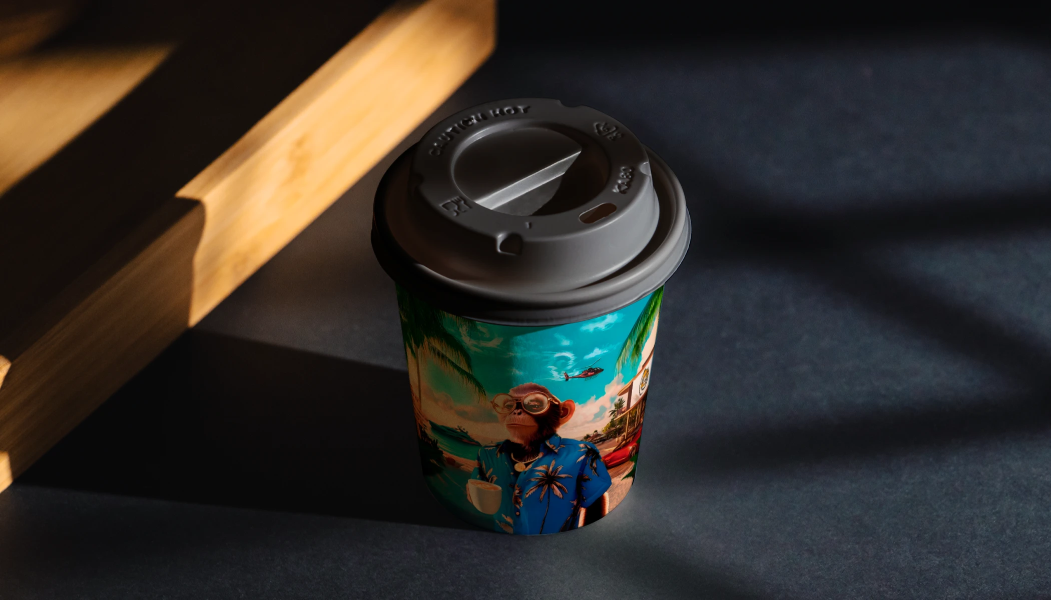 Дизайн стаканчика для кофейни «Coffee Monkey» — Изображение №6 — Интерфейсы, Брендинг на Dprofile