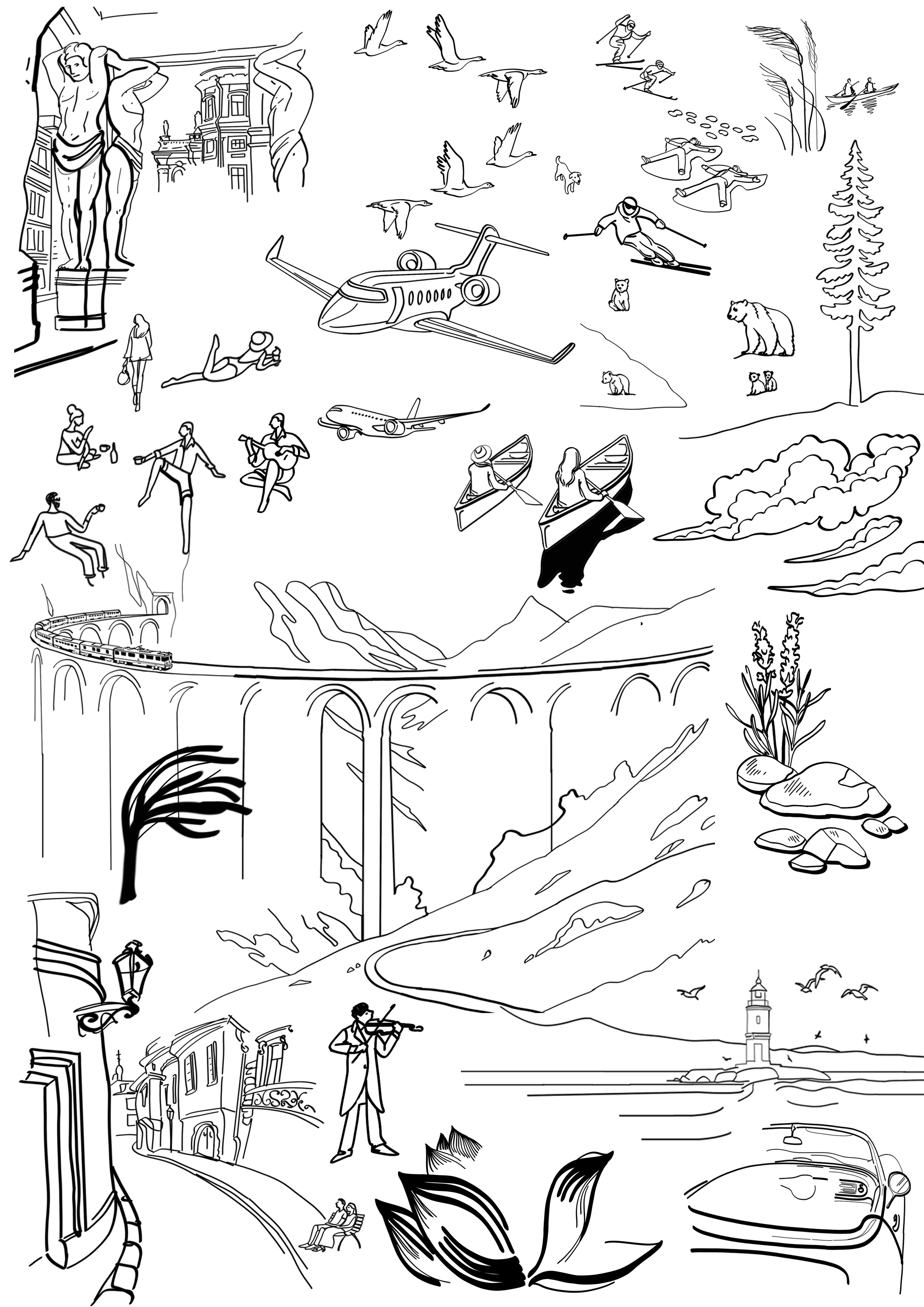 Иллюстрации для разворотов Avon — Изображение №11 — Иллюстрация, Графика на Dprofile