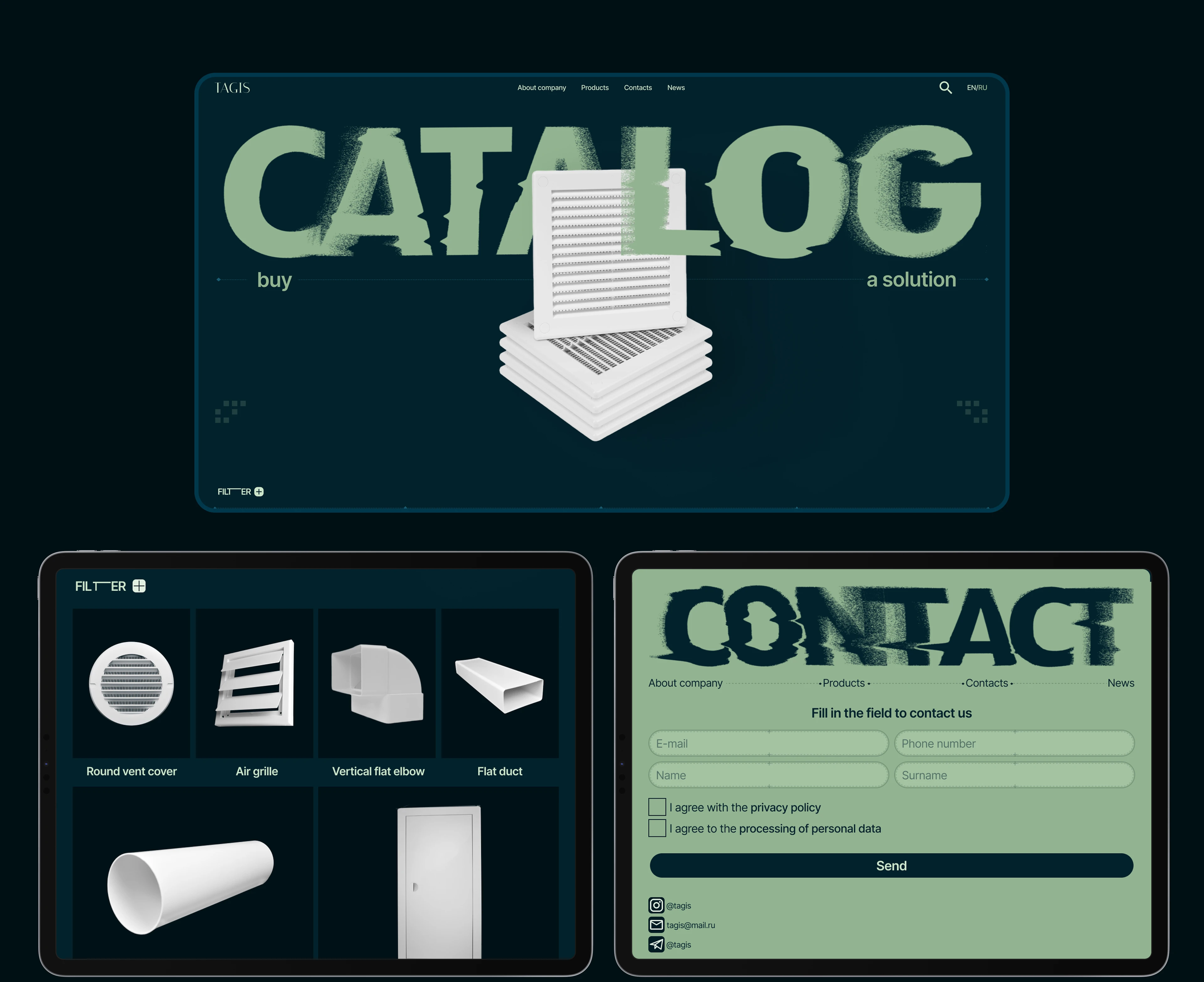 TAGIS - UX UI | дизайн корпоративного сайта — Изображение №9 — Интерфейсы на Dprofile
