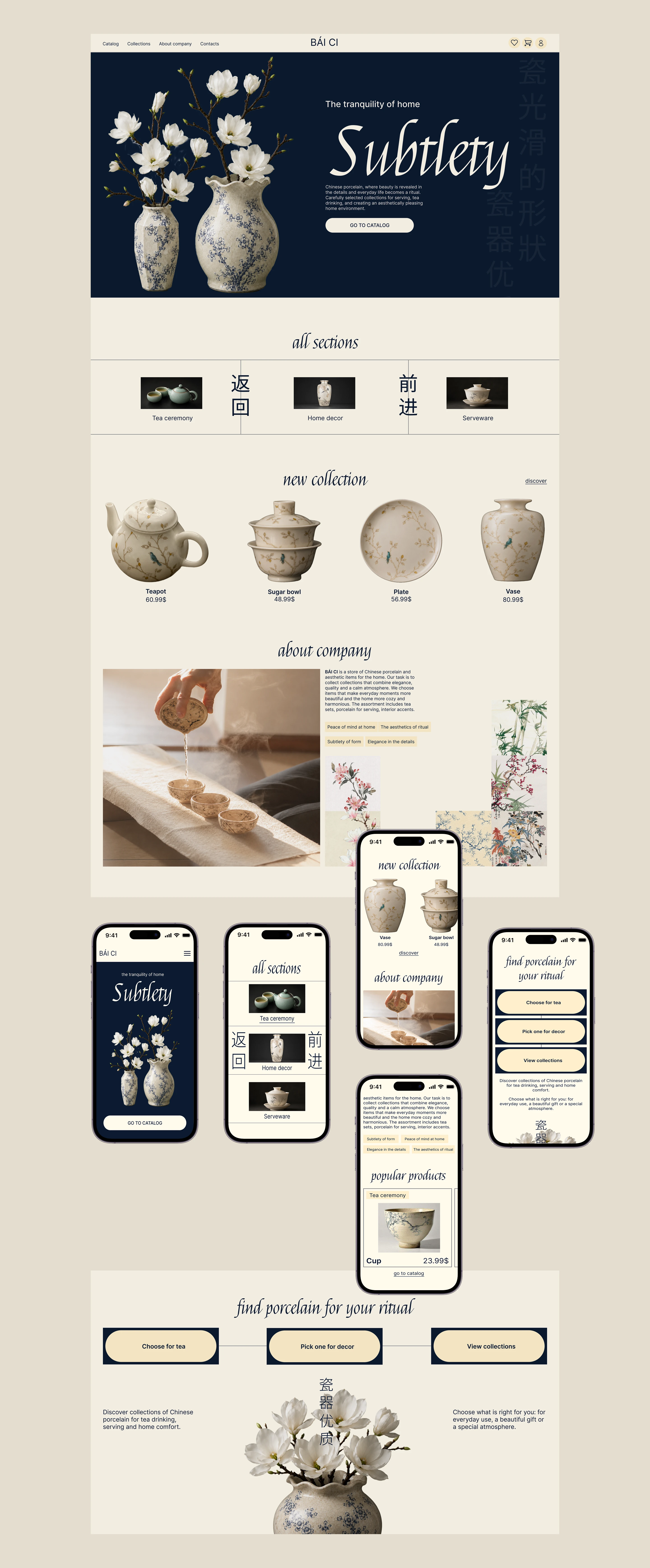 UX UI design online store BAI CI — Изображение №3 — Интерфейсы, Брендинг на Dprofile