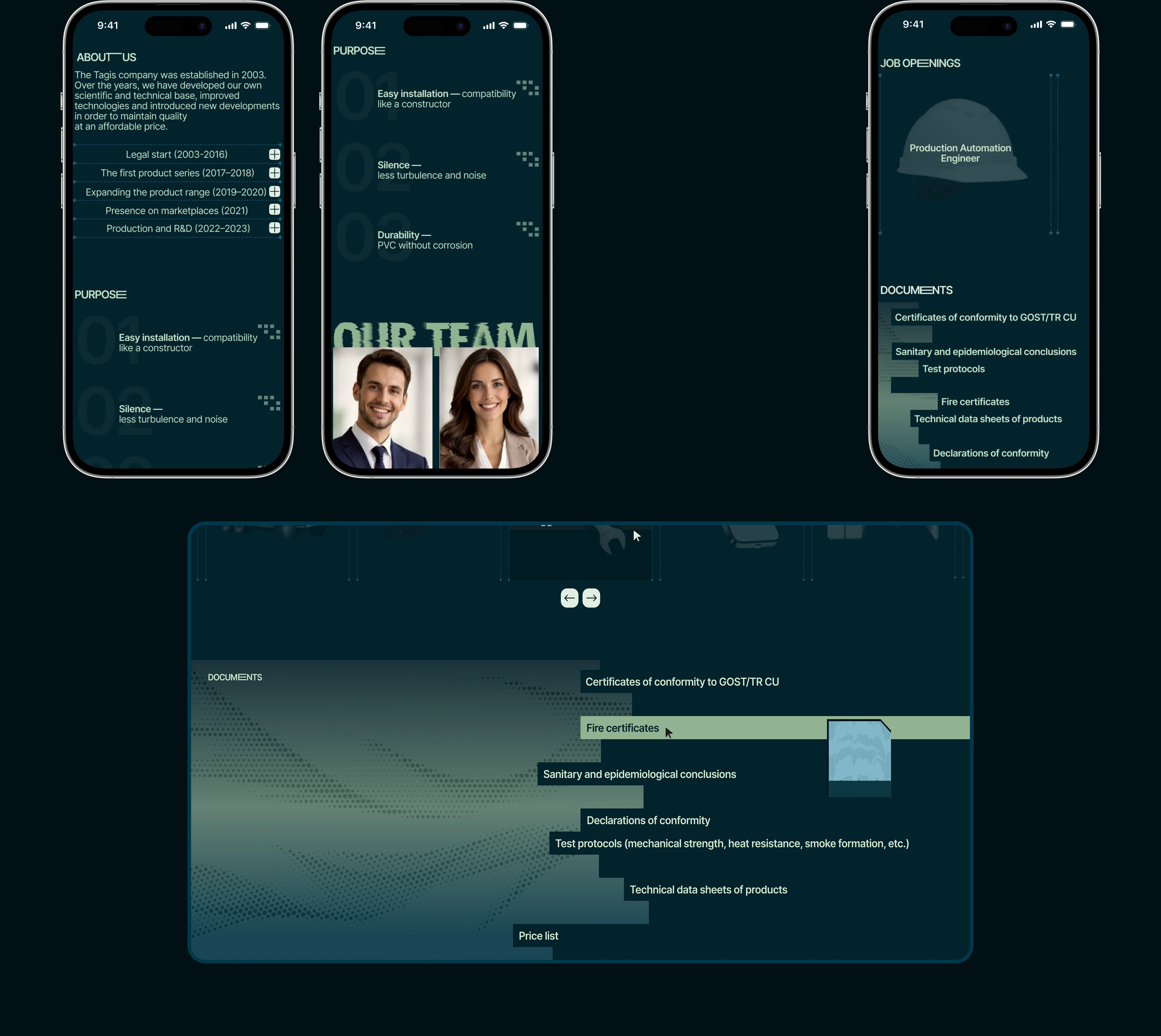 TAGIS - UX UI | дизайн корпоративного сайта — Изображение №5 — Интерфейсы на Dprofile