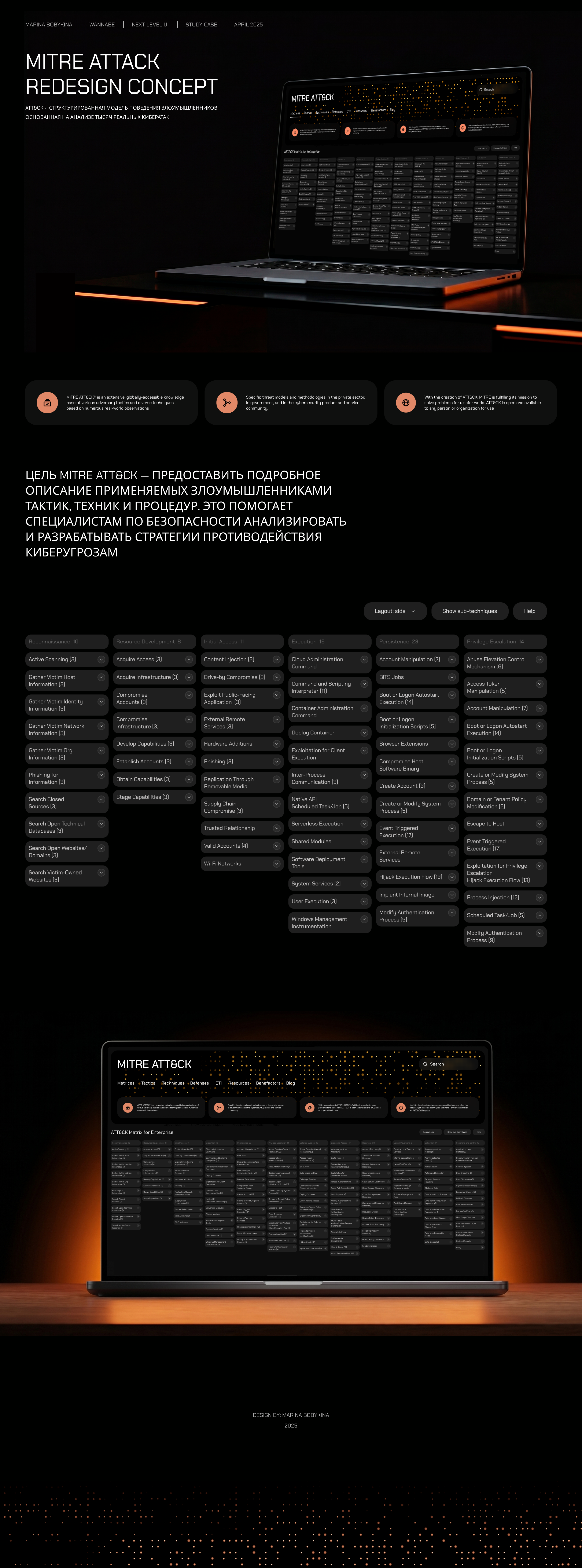 MITRE ATT&CK — Изображение №1 — Интерфейсы на Dprofile