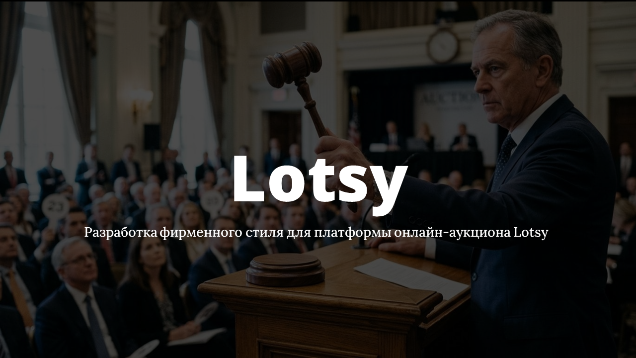 Разработка фирменного стиля для платформы онлайн аукциона Lotsy — Изображение №1 — Брендинг на Dprofile