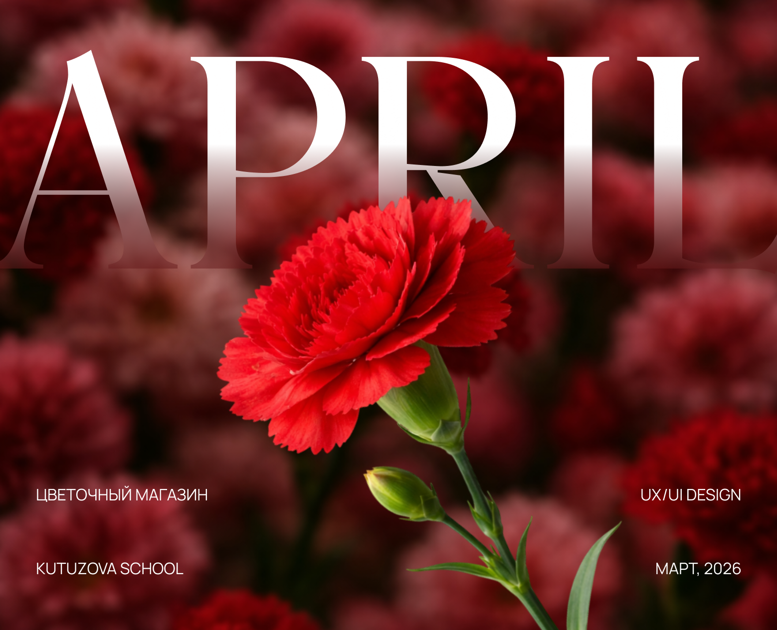 Цветочный магазин April — Интерфейсы на Dprofile