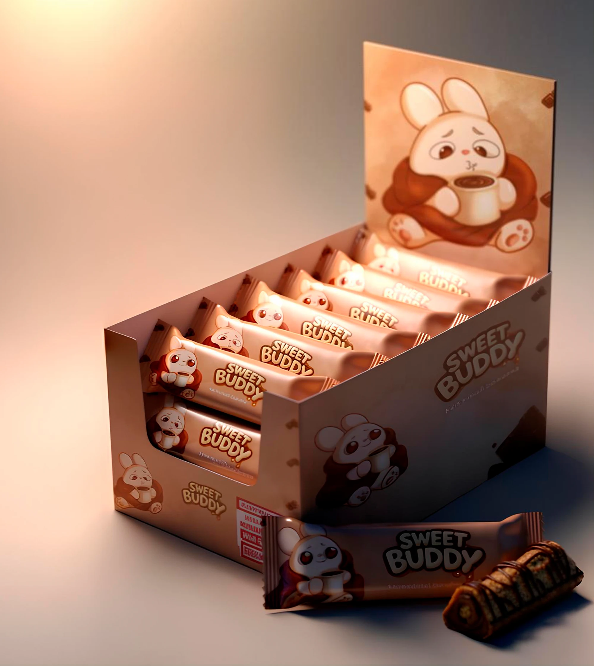 Sweet Buddy — chocolate brand identity — Изображение №7 — Брендинг, Иллюстрация на Dprofile