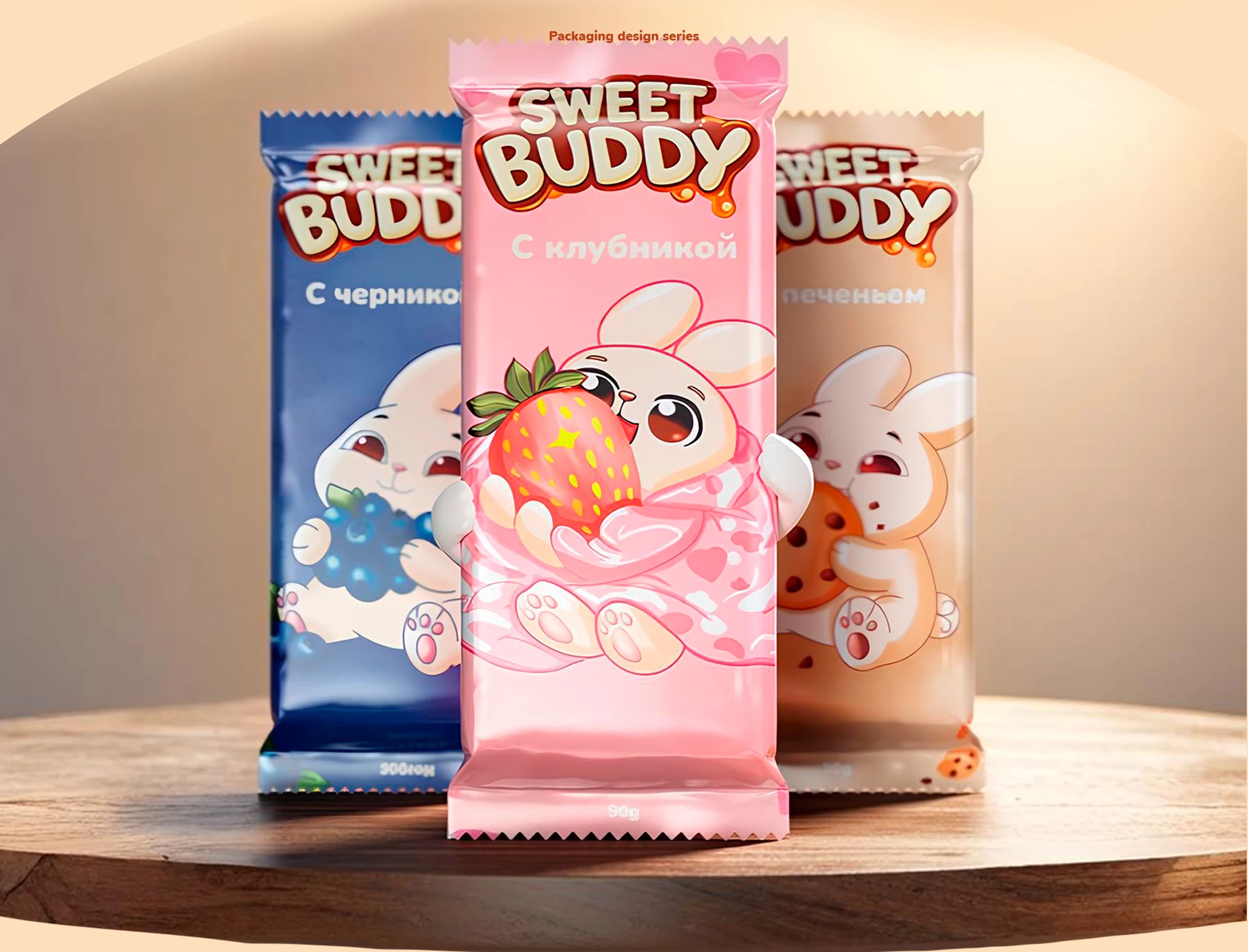 Sweet Buddy — chocolate brand identity — Изображение №2 — Брендинг, Иллюстрация на Dprofile