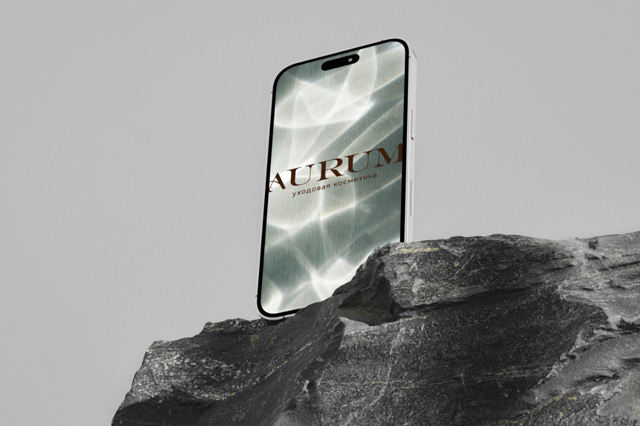 Разработка логотипа для бренда уходовой косметики Aurum — Изображение №3 — Брендинг на Dprofile