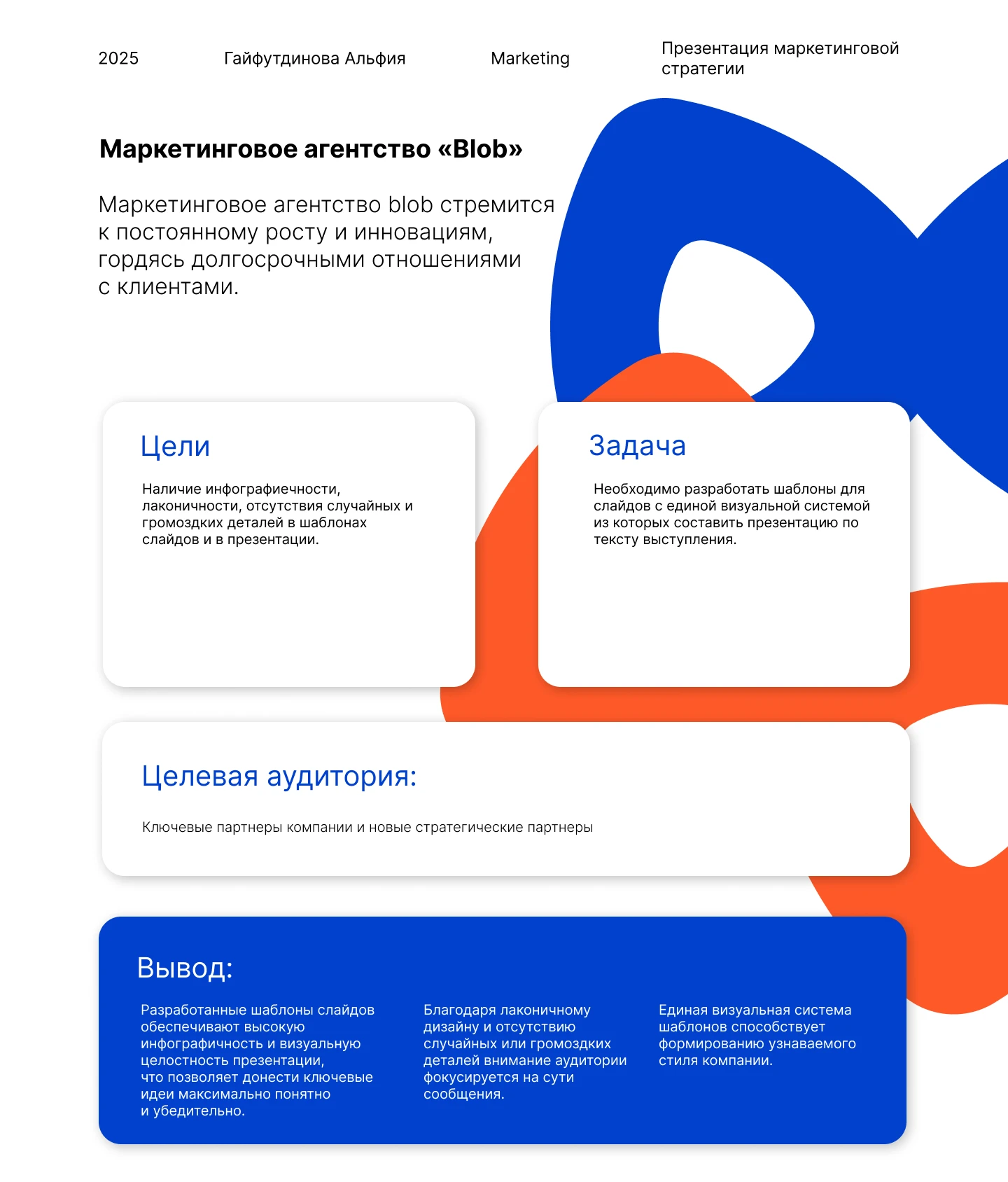 Презентация маркетинговой стратегии — Изображение №1 — Маркетинг на Dprofile