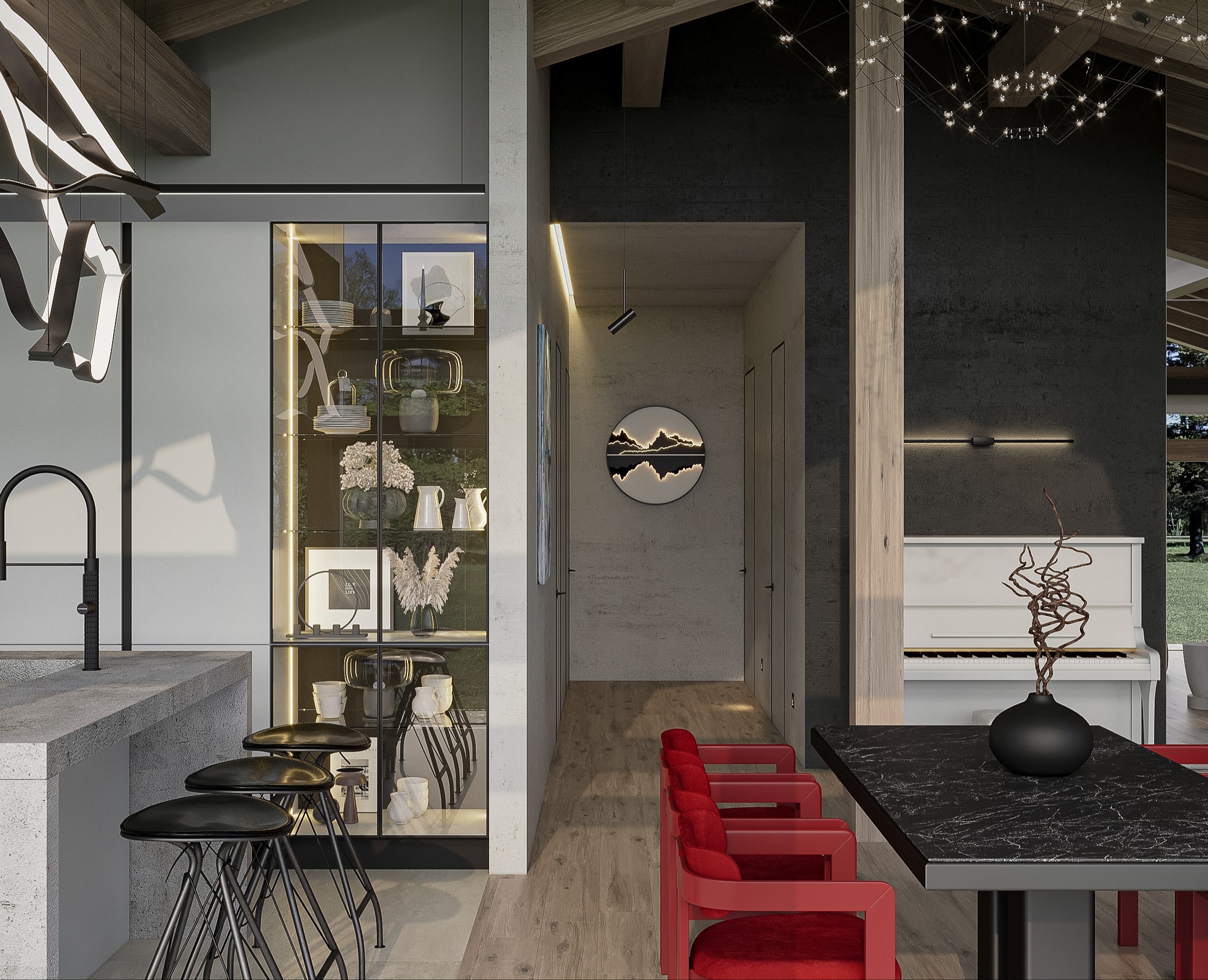 Визуализация фахверк — 3D, Архитектура на Dprofile