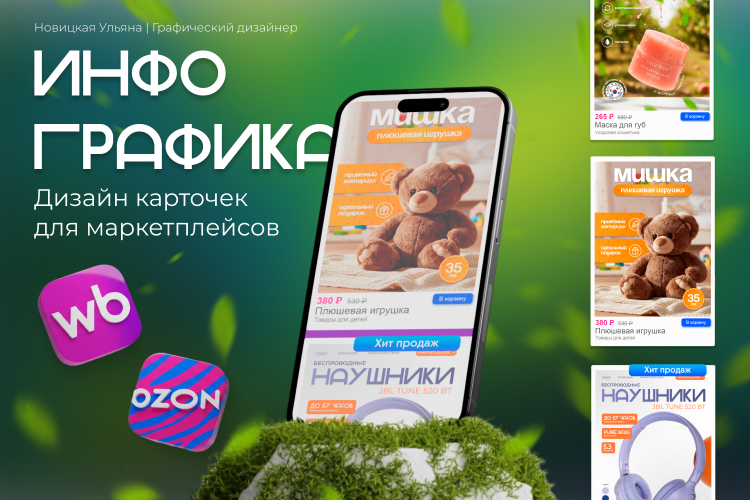 Инфографика для маркетплейсов — Изображение №1 — Графика на Dprofile