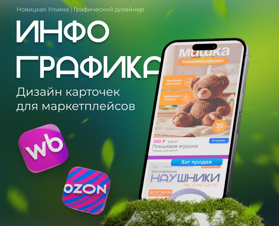 Инфографика для маркетплейсов — Графика на Dprofile