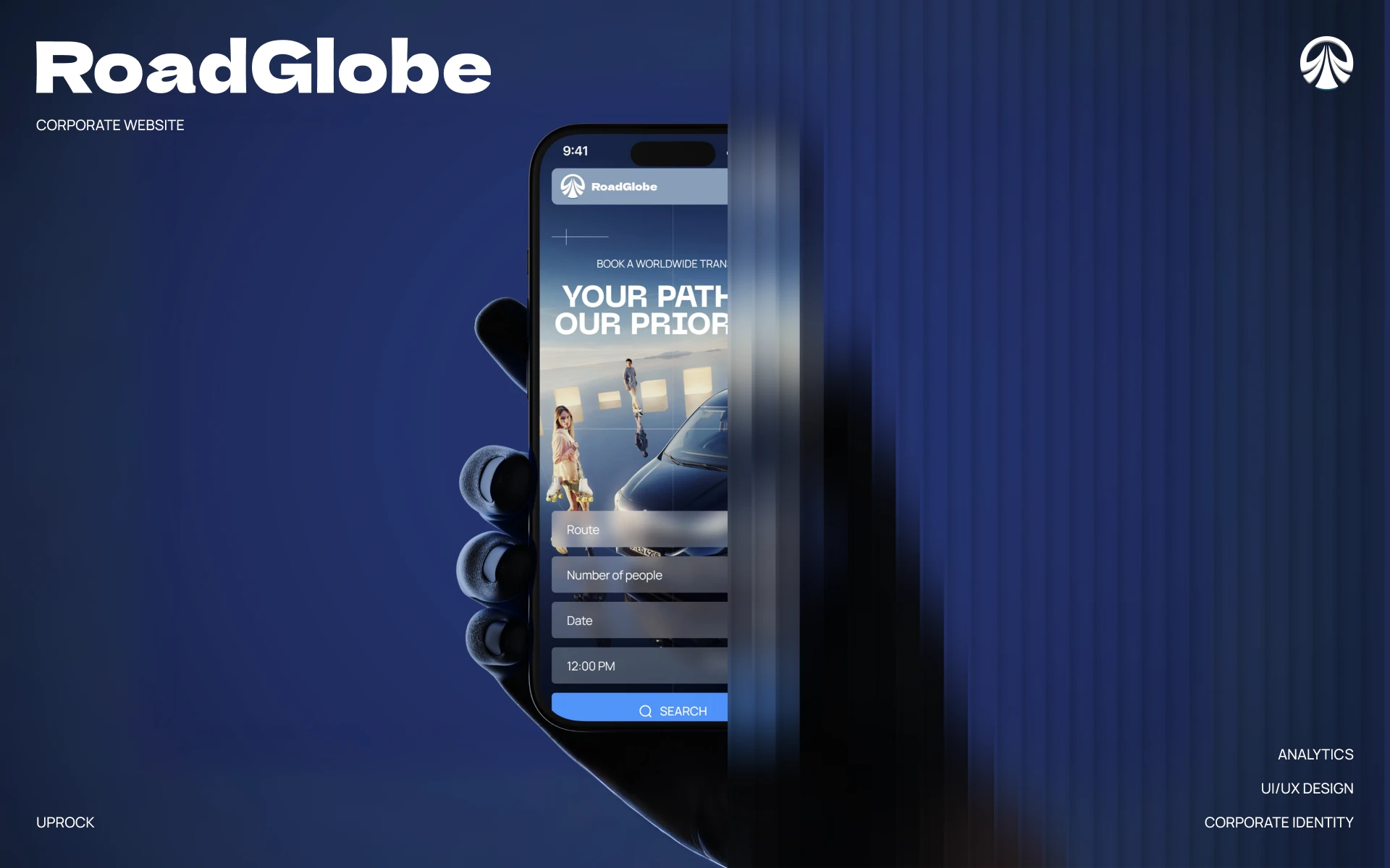 Service for ordering personal transfers UI/UX — Изображение №1 — Интерфейсы, Брендинг на Dprofile