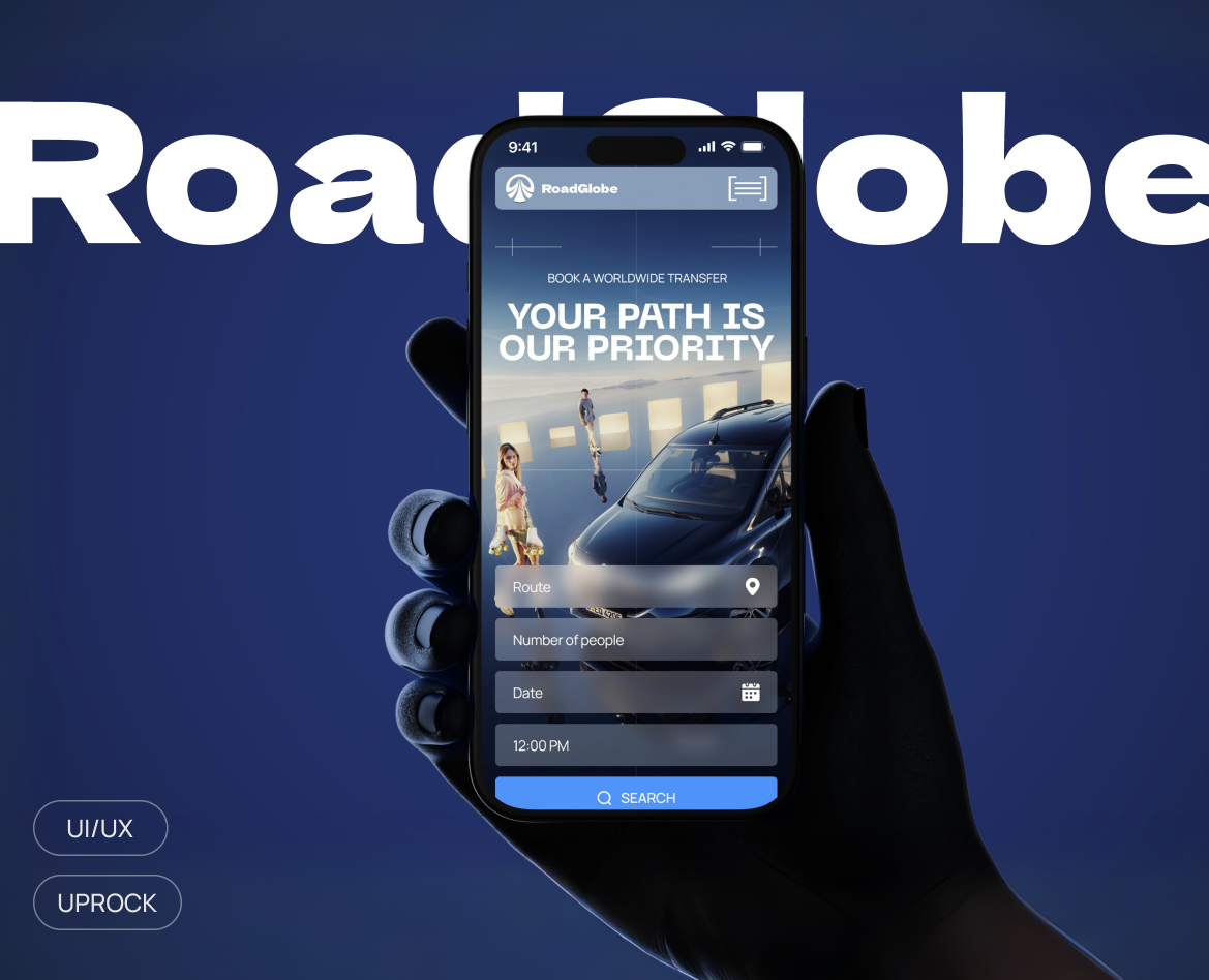 Service for ordering personal transfers UI/UX — Интерфейсы, Брендинг на Dprofile