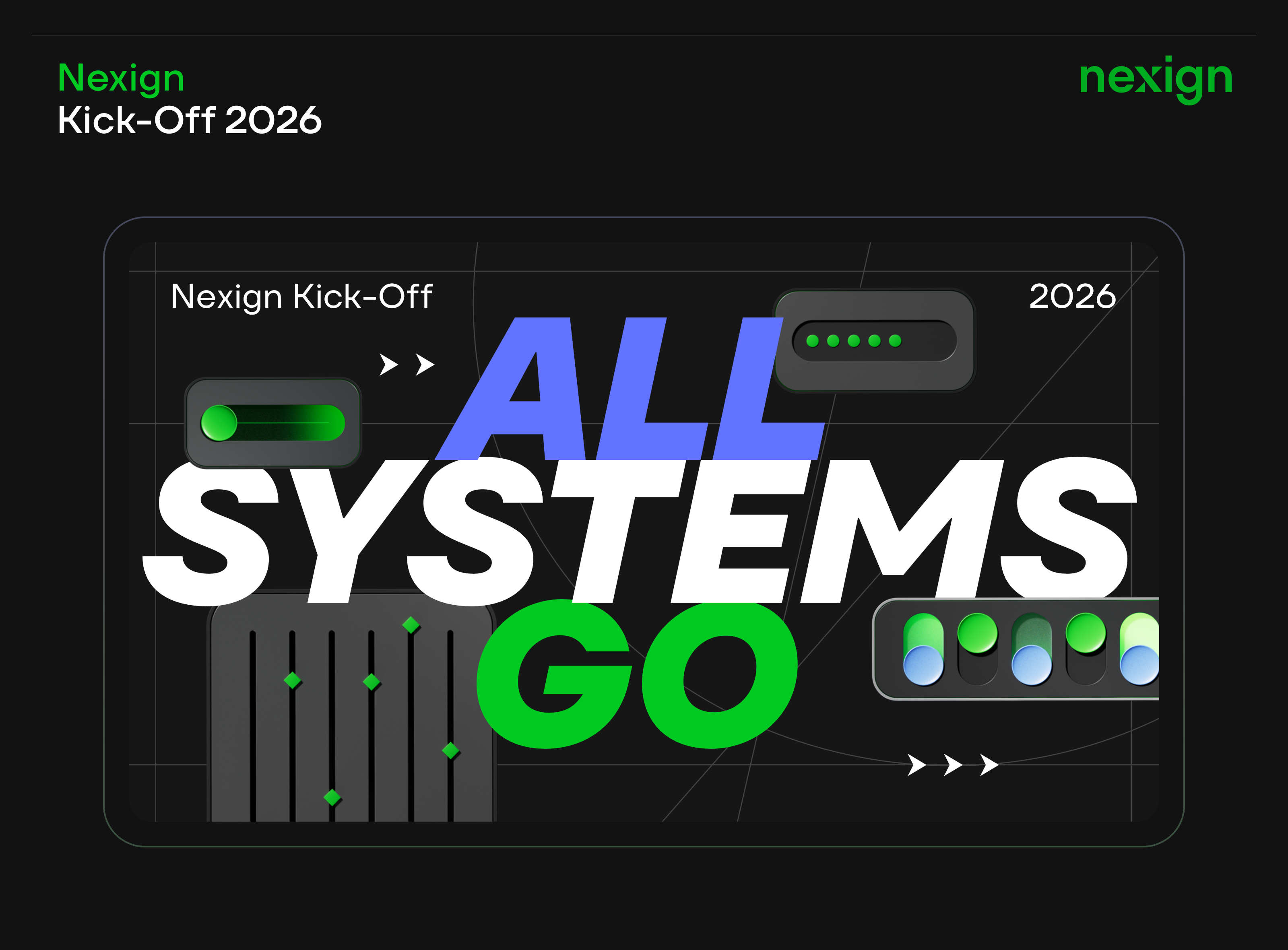 Презентация Nexign Kick-Off 2026 — Изображение №1 — Графика, Маркетинг на Dprofile