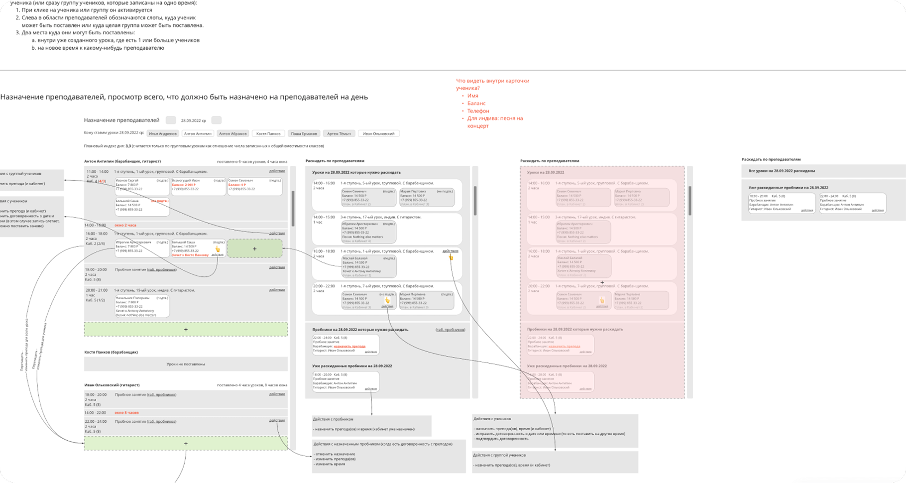 Cистема управления для «Не школа барабанов» — Изображение №5 — Интерфейсы на Dprofile
