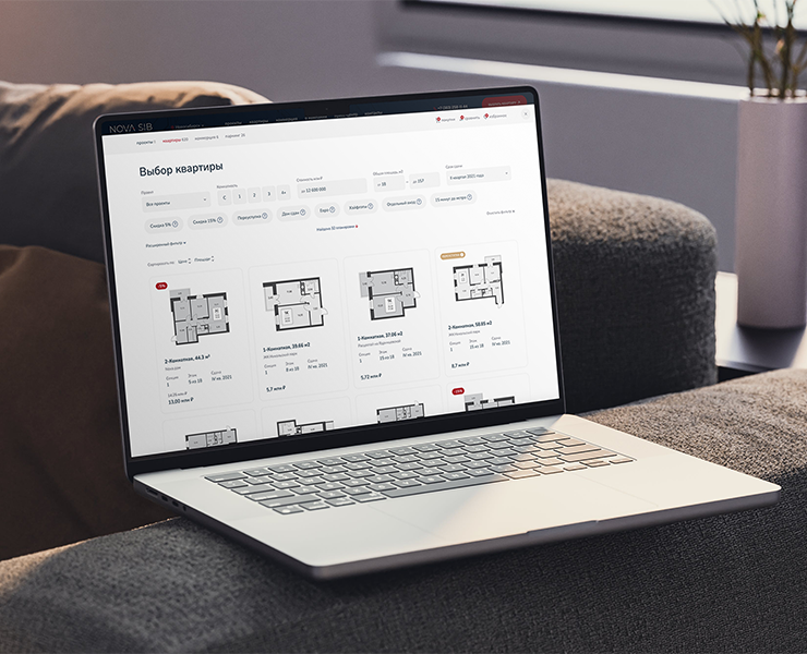 Каталог жк для внедрения на сайт застройщика — Интерфейсы на Dprofile