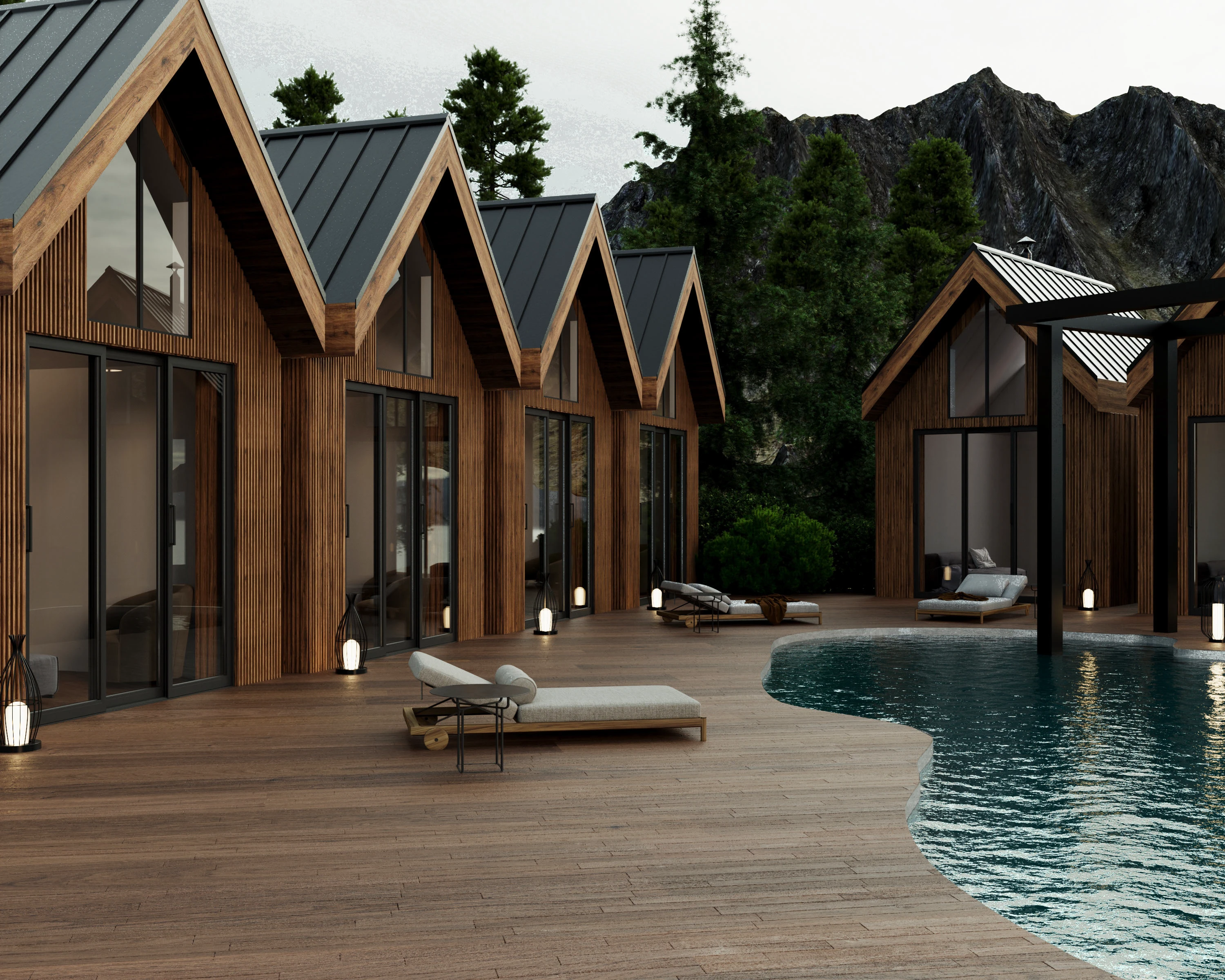 База отдыха в горах — Изображение №2 — 3D на Dprofile