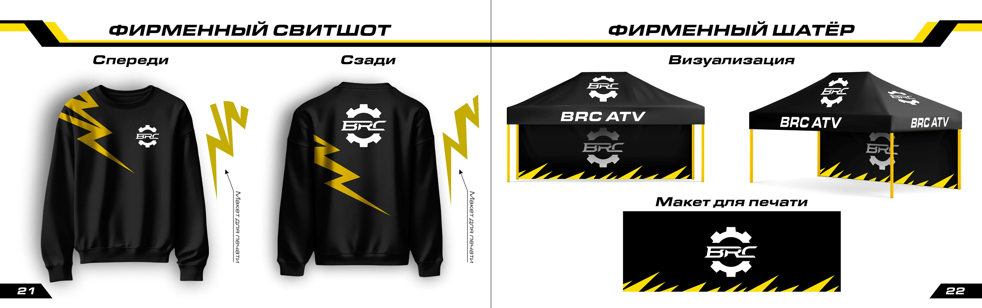 Брендбук компании BRC ATV — Изображение №13 — Брендинг на Dprofile