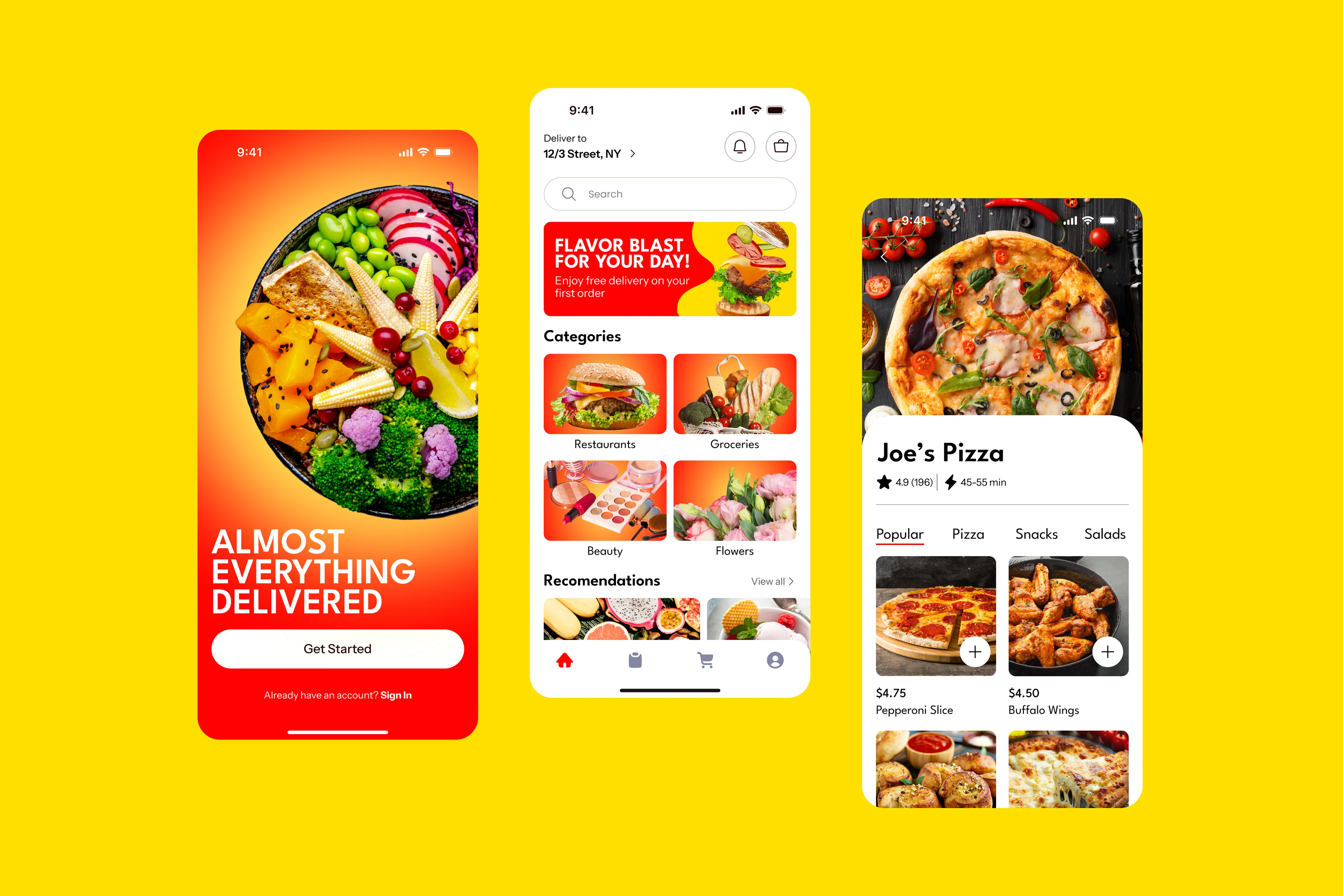 Delivery Hero — концепт айдентики — Изображение №11 — Интерфейсы, Брендинг на Dprofile