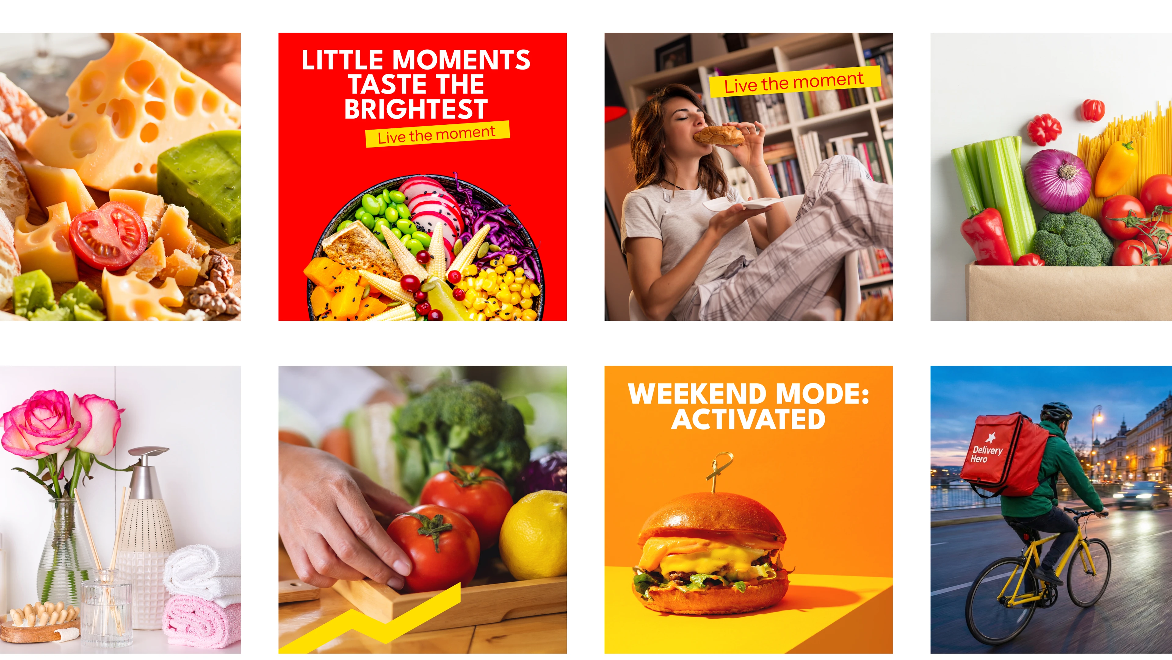 Delivery Hero — концепт айдентики — Изображение №14 — Интерфейсы, Брендинг на Dprofile